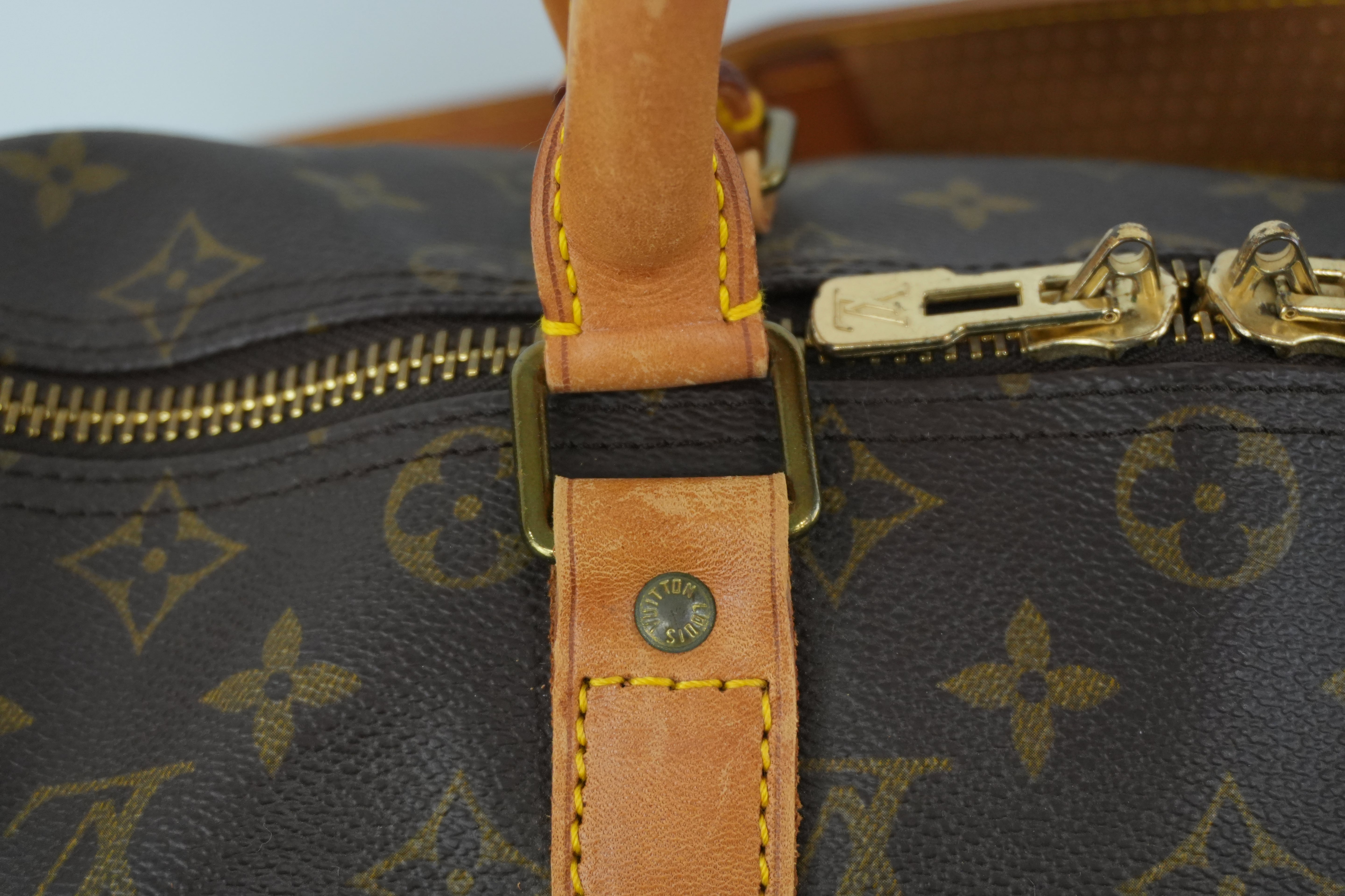 Louis Vuitton Monogram Keepall 45 Bandouliere Used