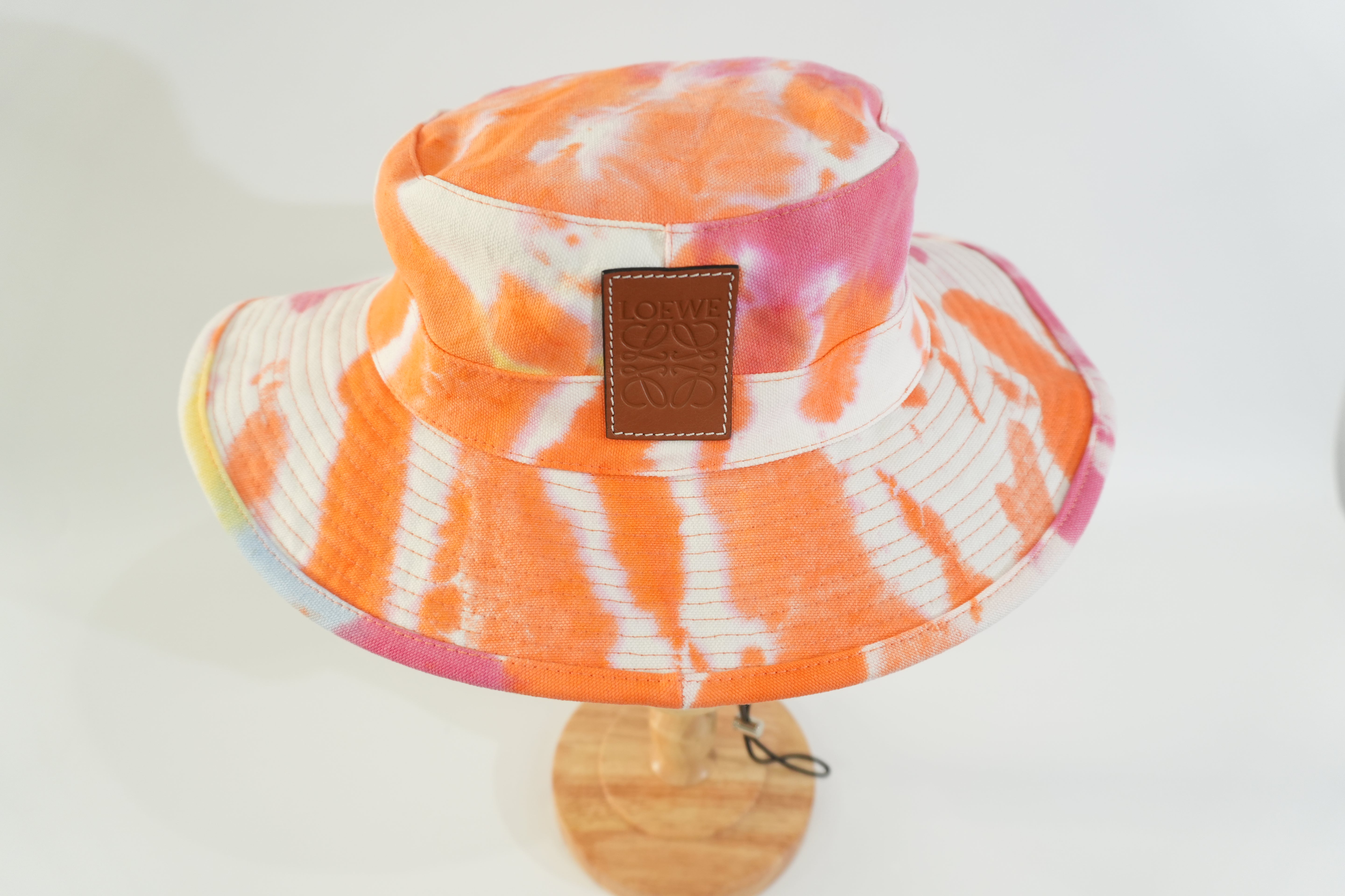Pre-owned Loewe Bucket Hat Size 57 Multicolor