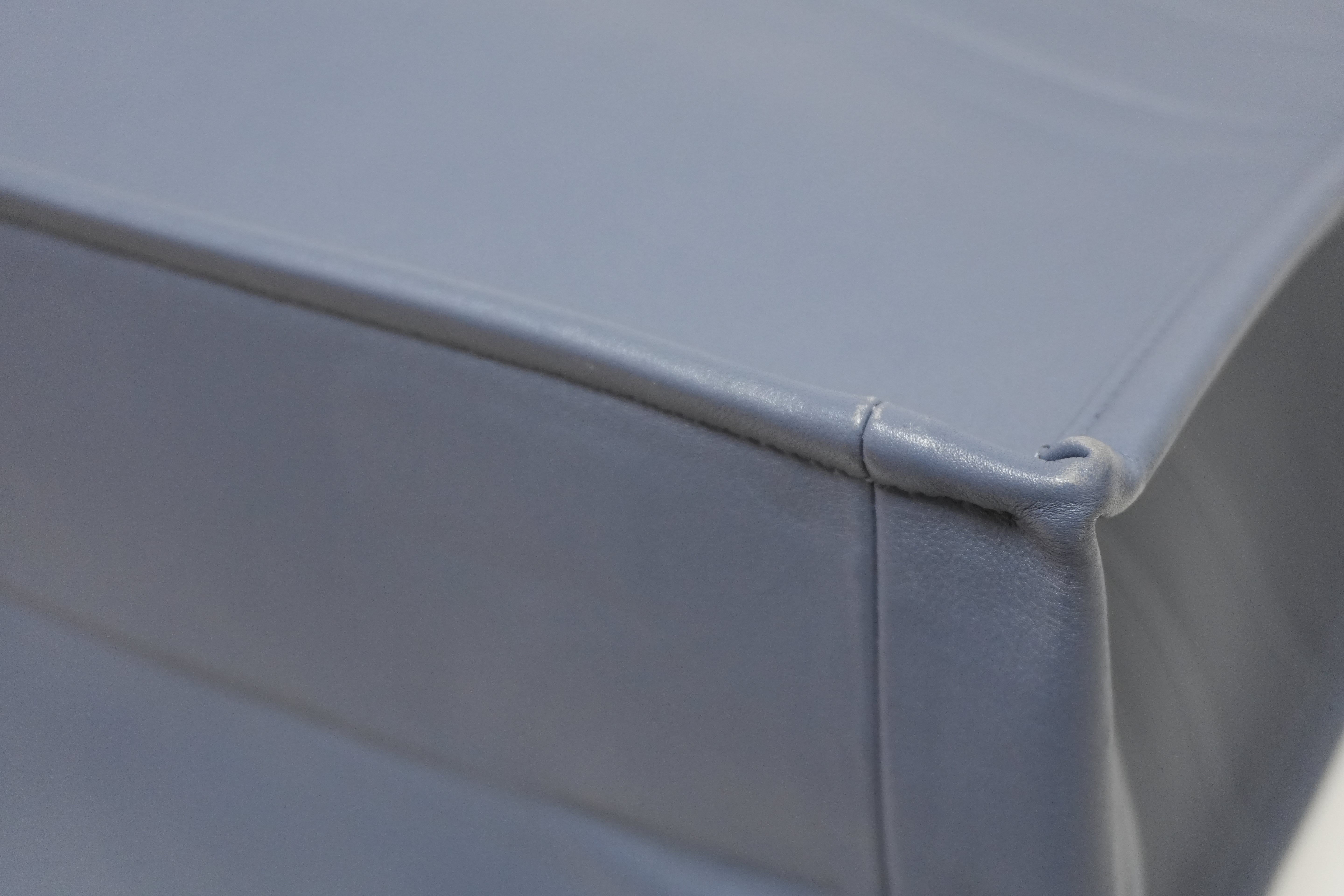 Dior Leather Book Tote Bag Indigo Used