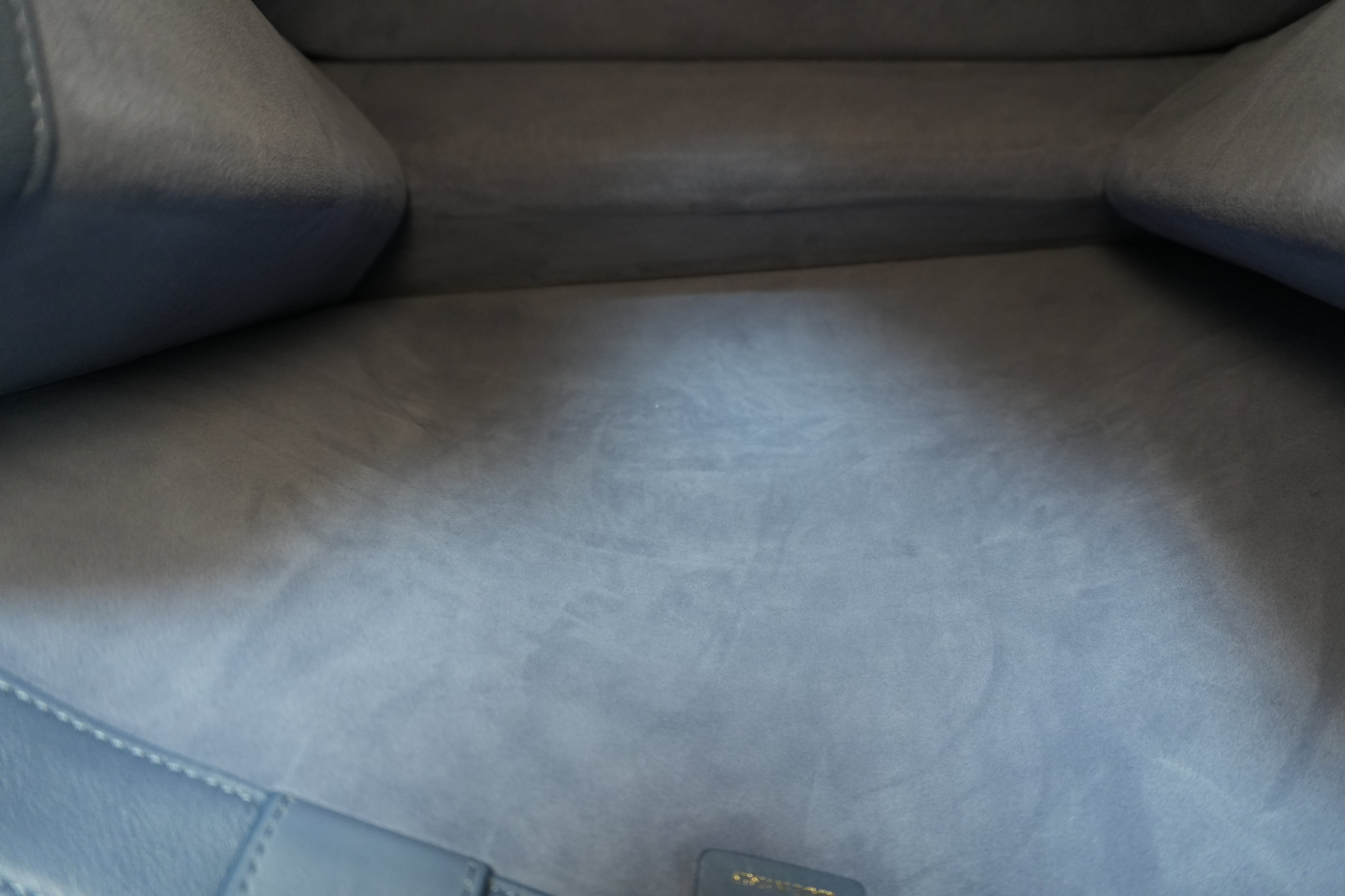 Dior Leather Book Tote Bag Indigo Used