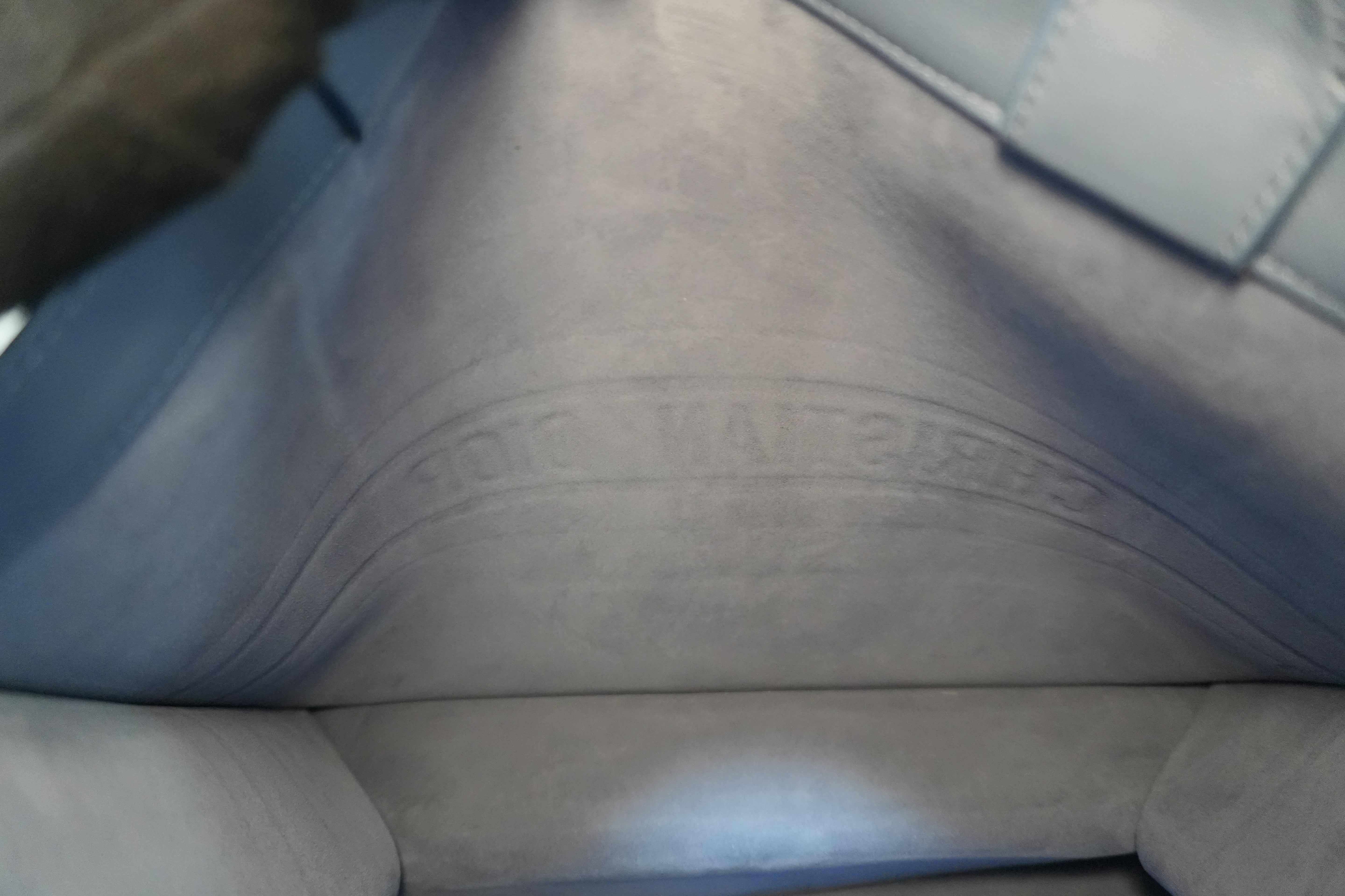 Dior Leather Book Tote Bag Indigo Used