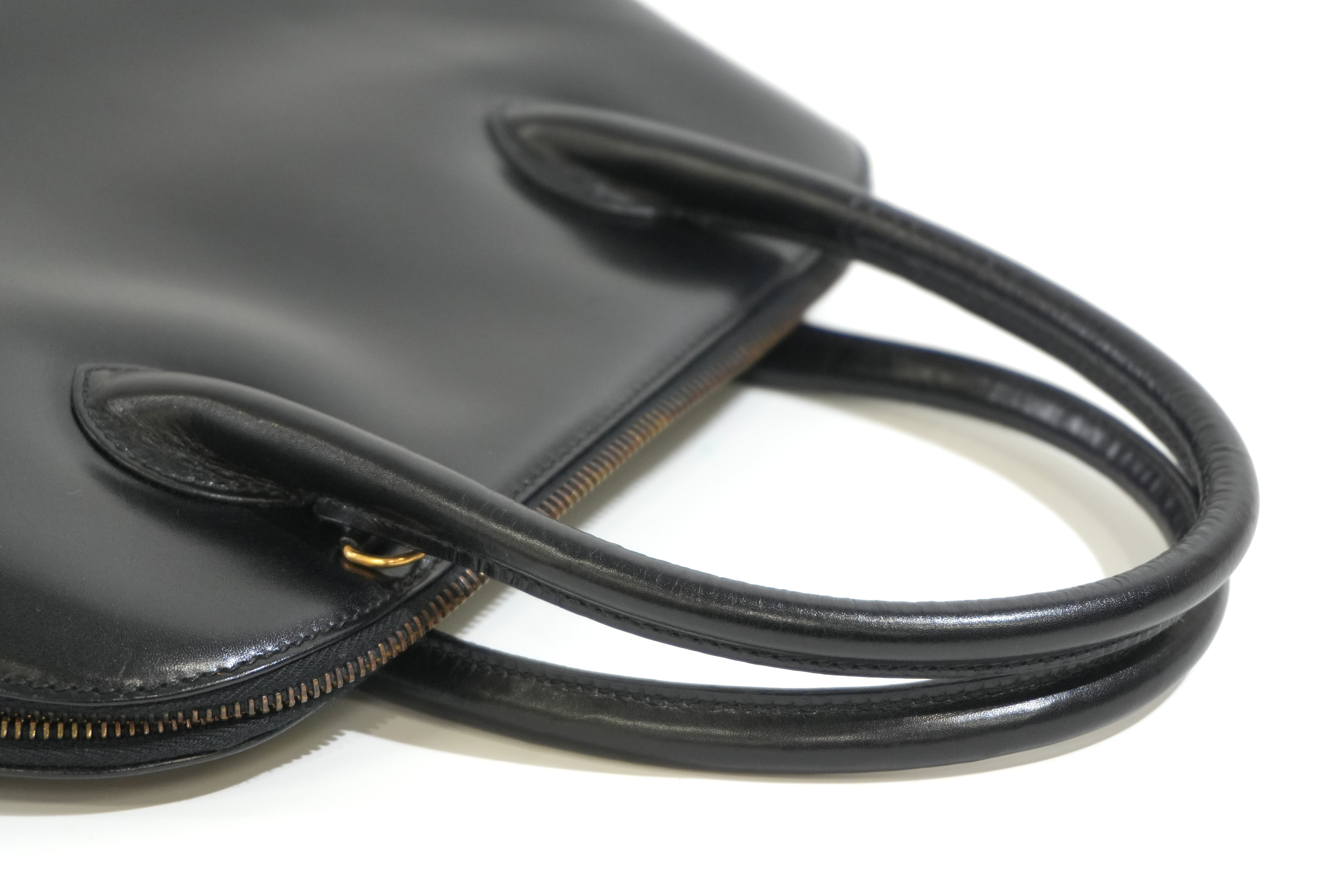 Pre-owned Ferragamo Leather Handbag Black