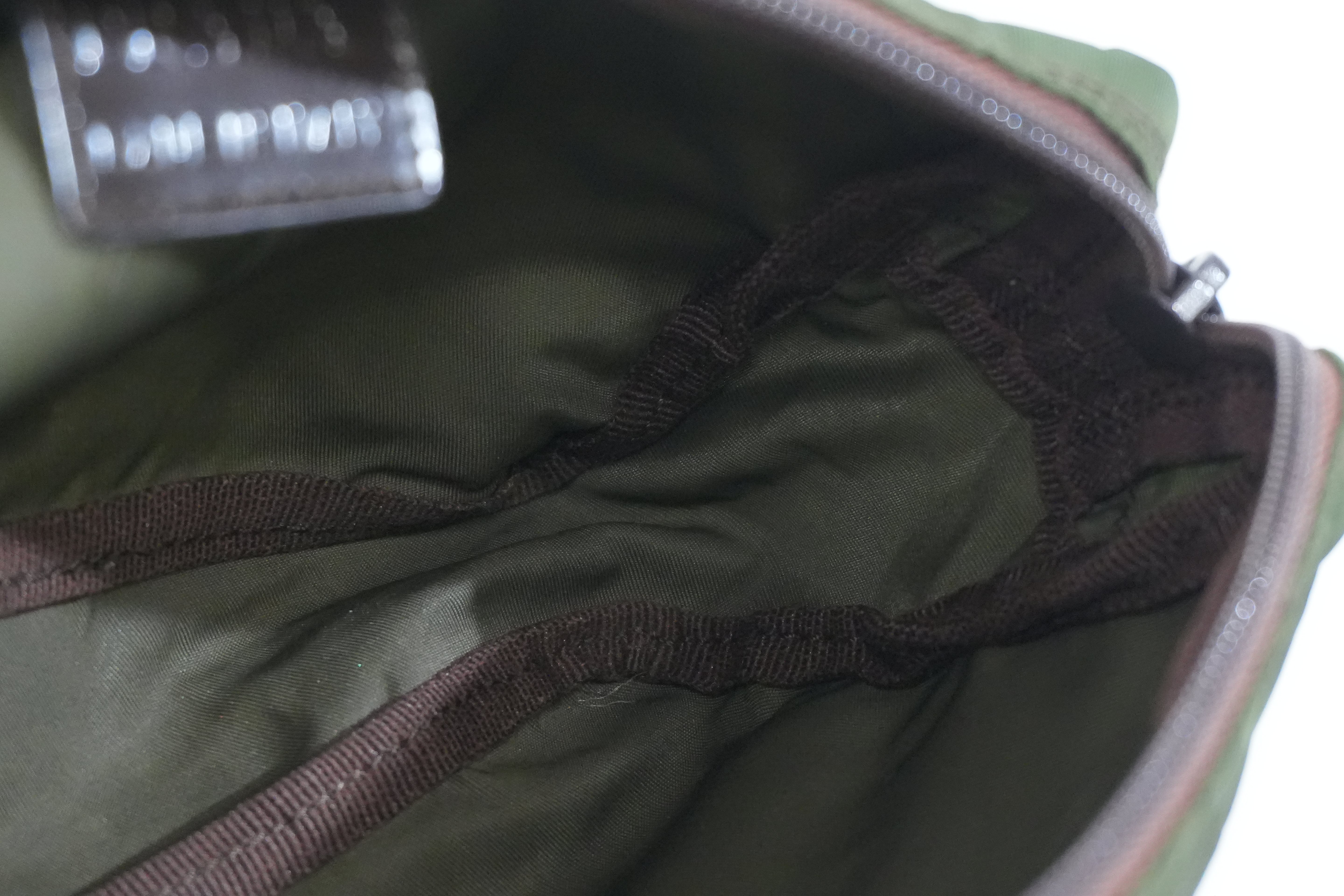 Pre-owned Prada Pouch Green