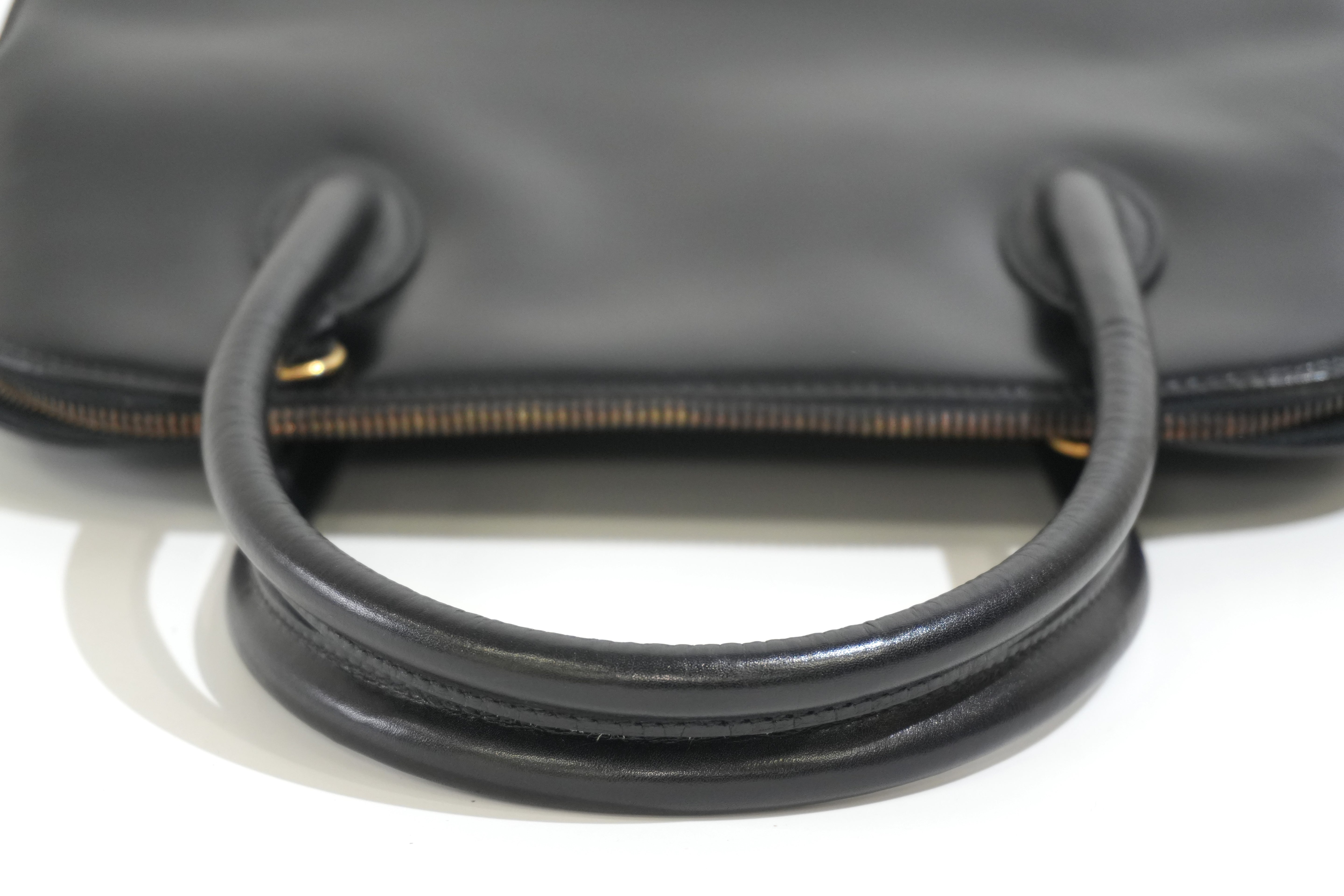 Pre-owned Ferragamo Leather Handbag Black