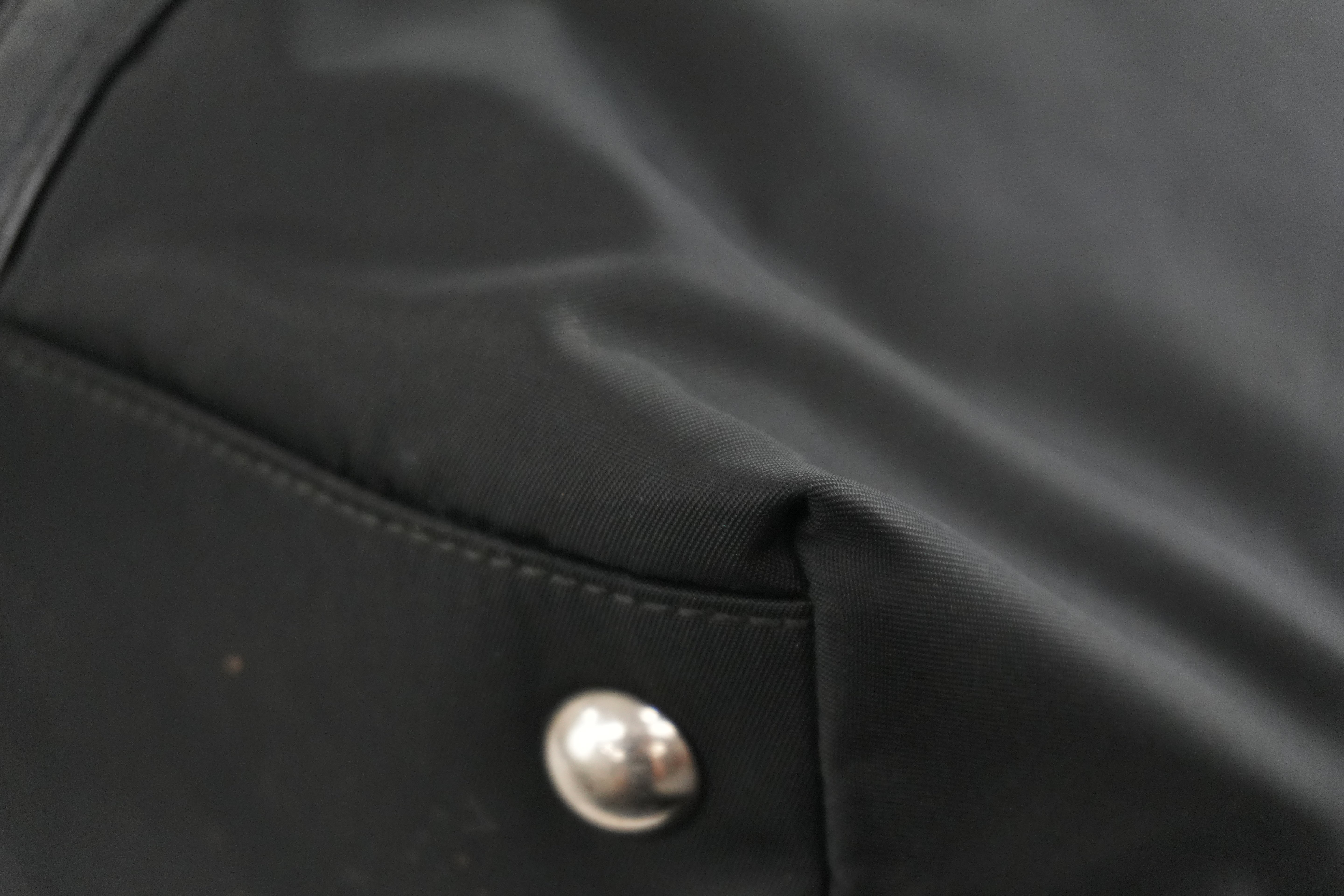 Prada Two Way Tote Bag Nylon Black Used