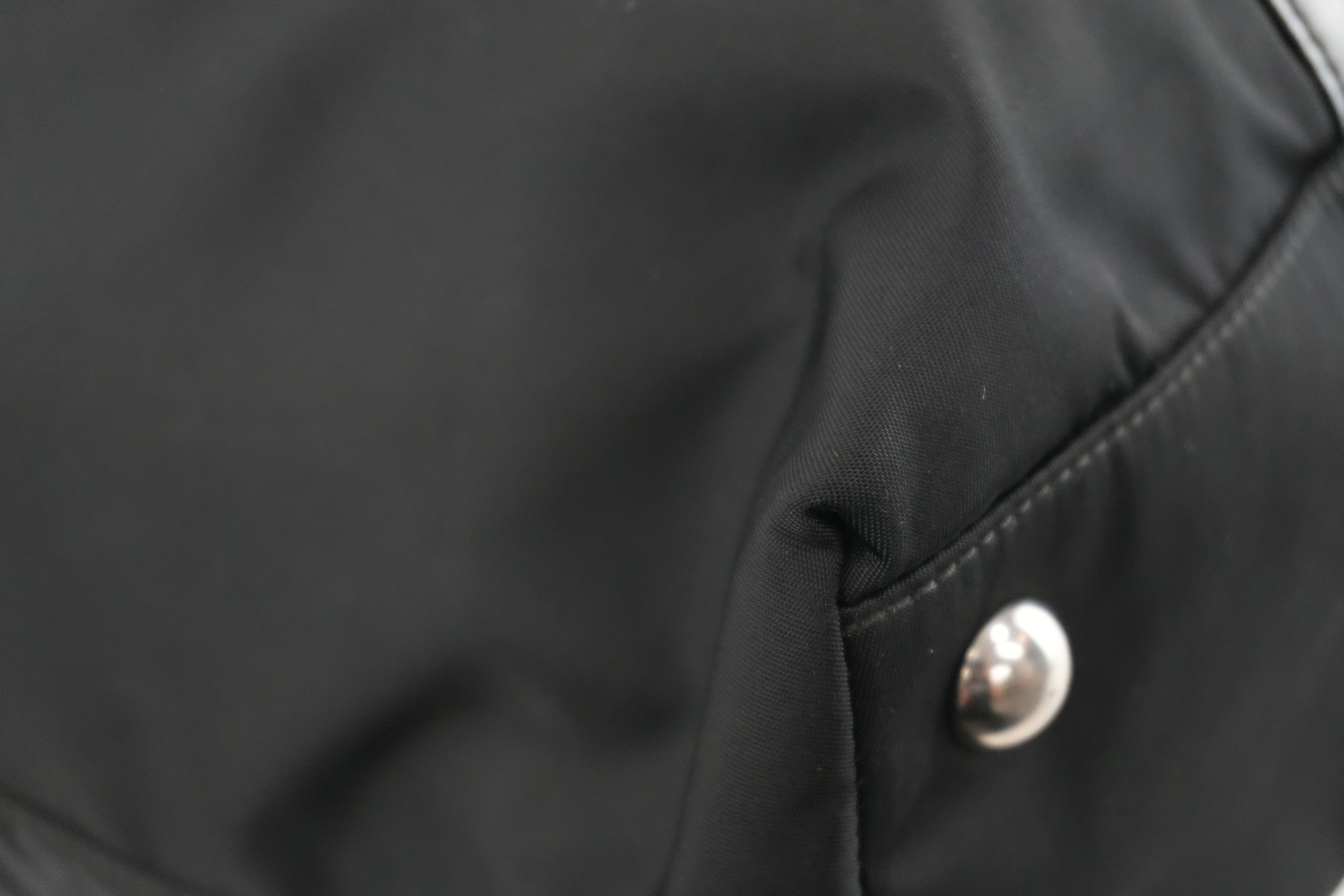 Prada Two Way Tote Bag Nylon Black Used