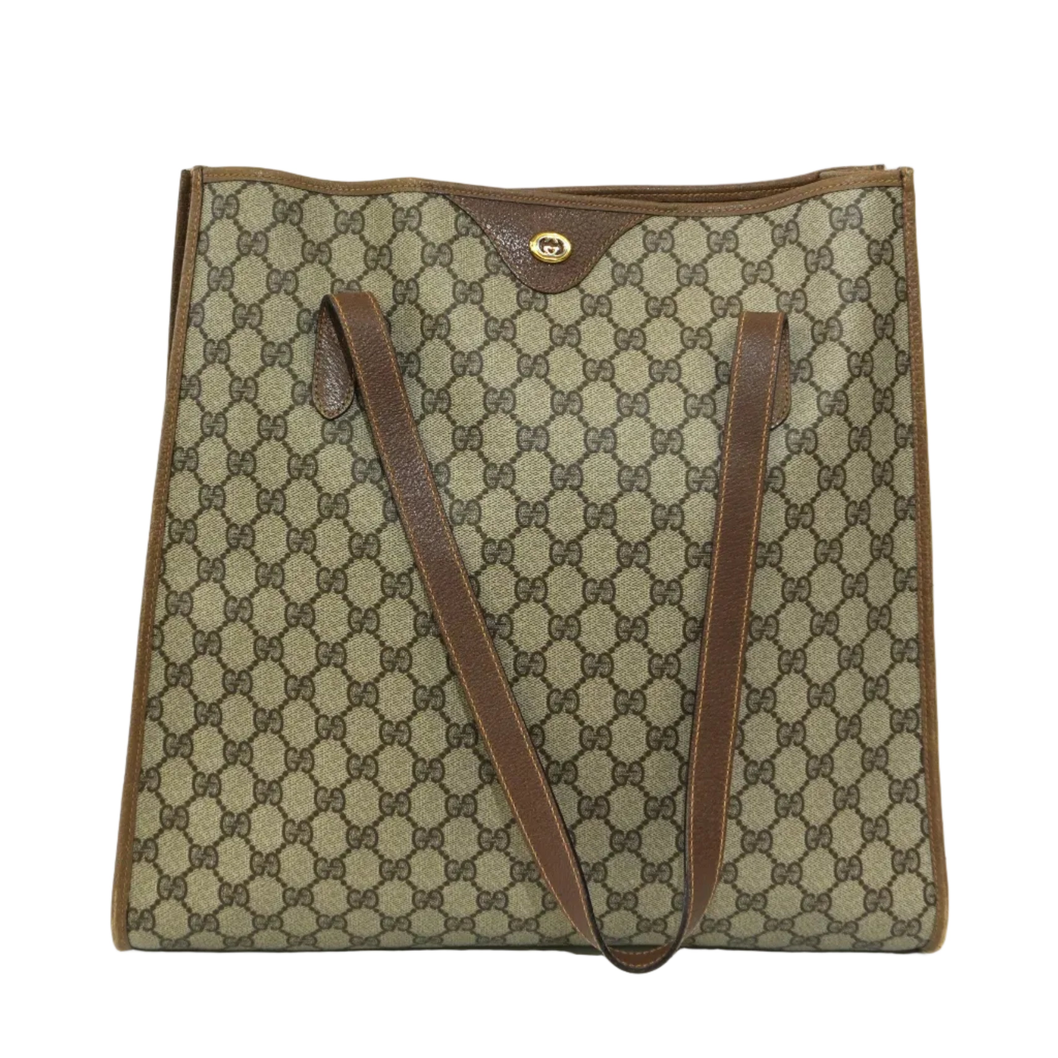 Pre-owned Gucci Guccisima Tote Bag Brown