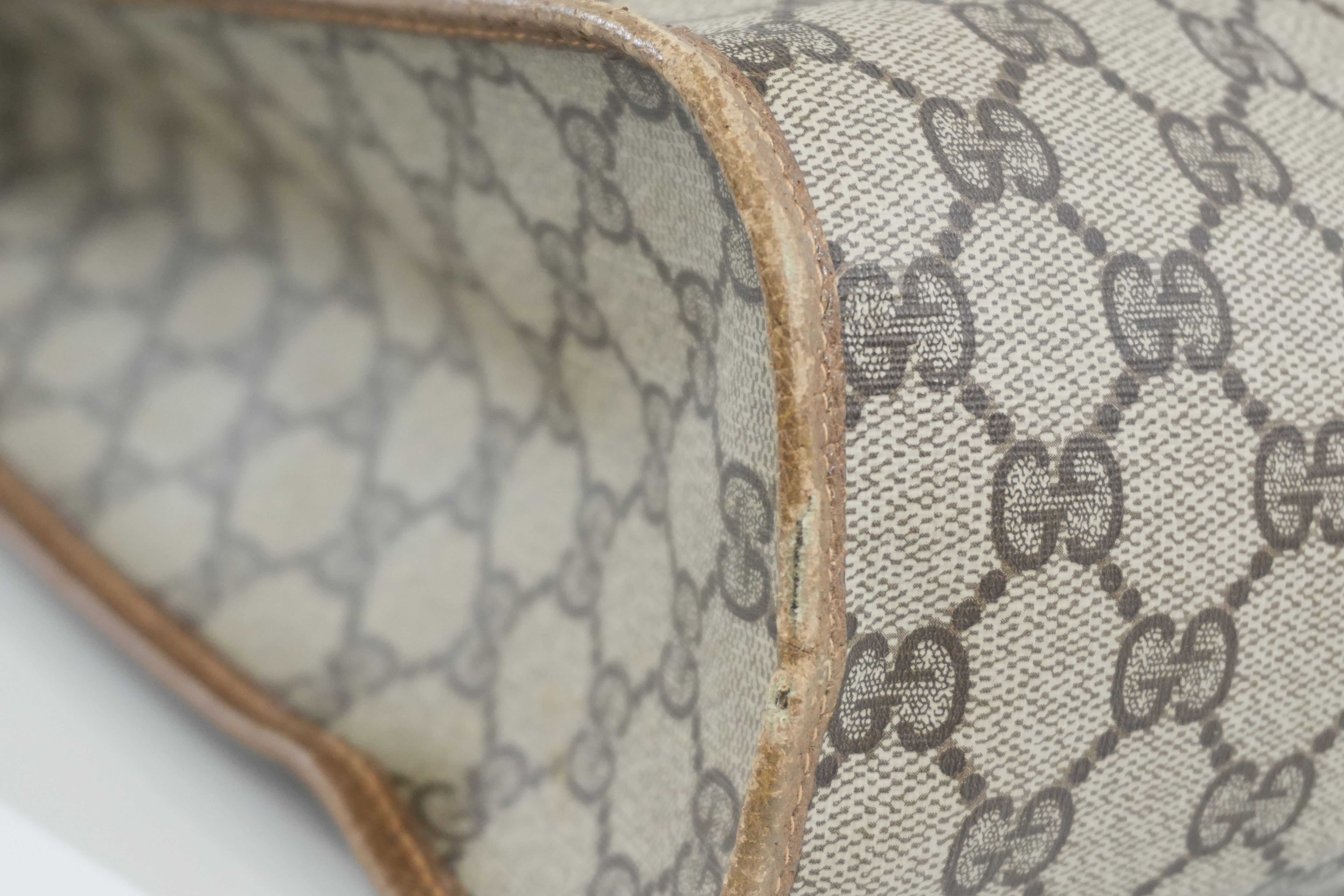Pre-owned Gucci Guccisima Tote Bag Brown