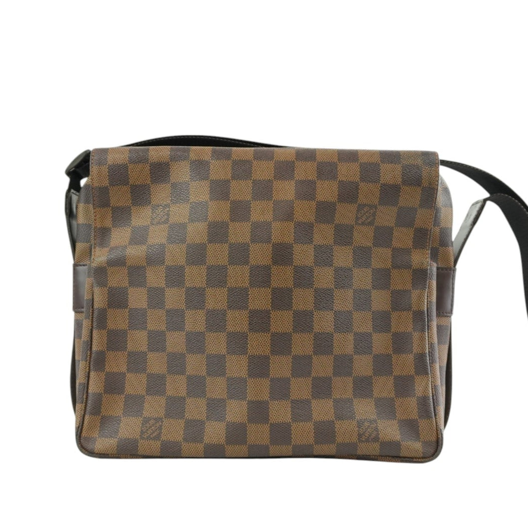Pre-owned Louis Vuitton Damier Ebene Naviglio Messenger Bag