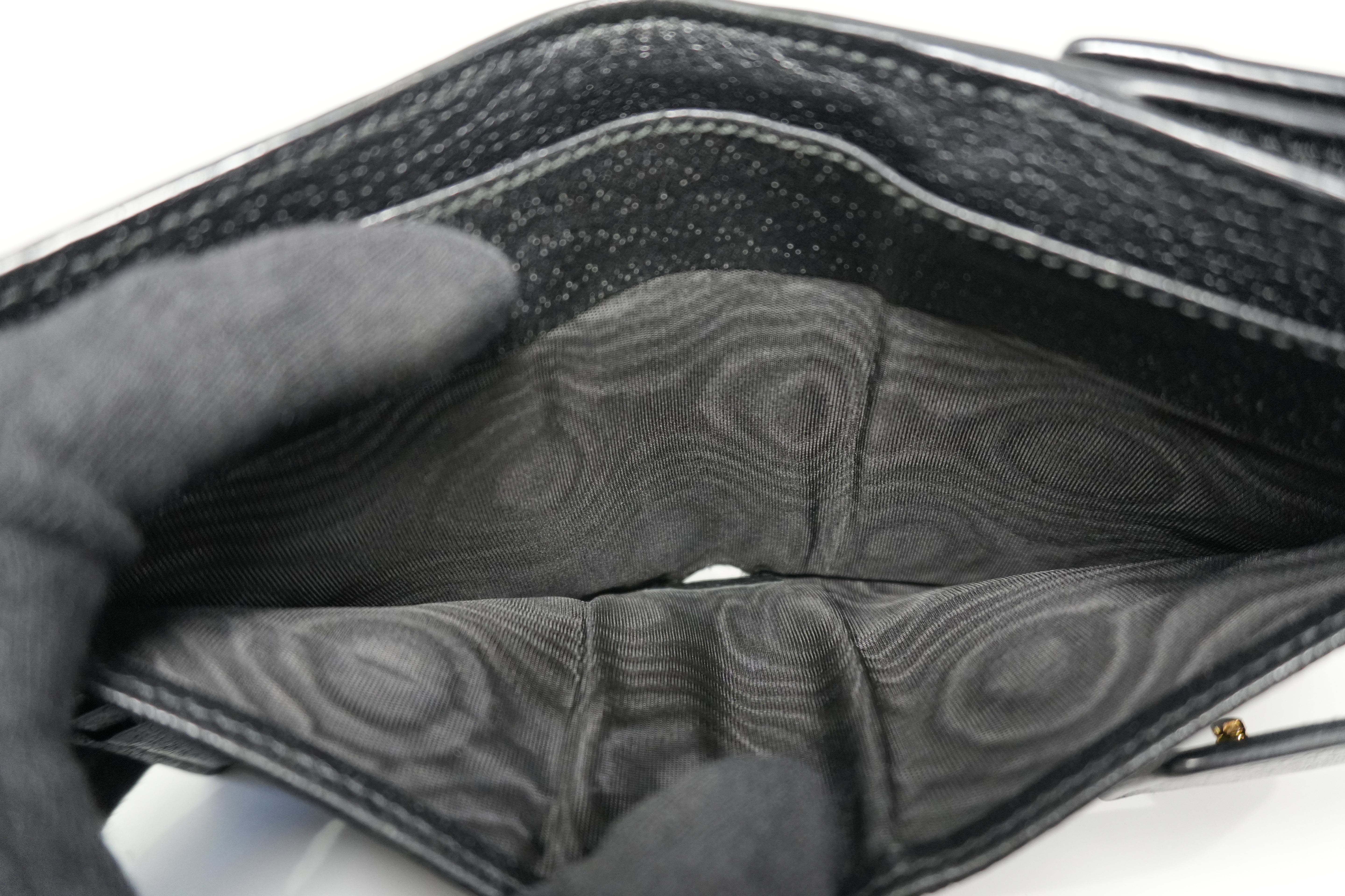 Pre-owned Gucci Ophidia Bifold Wallet Black