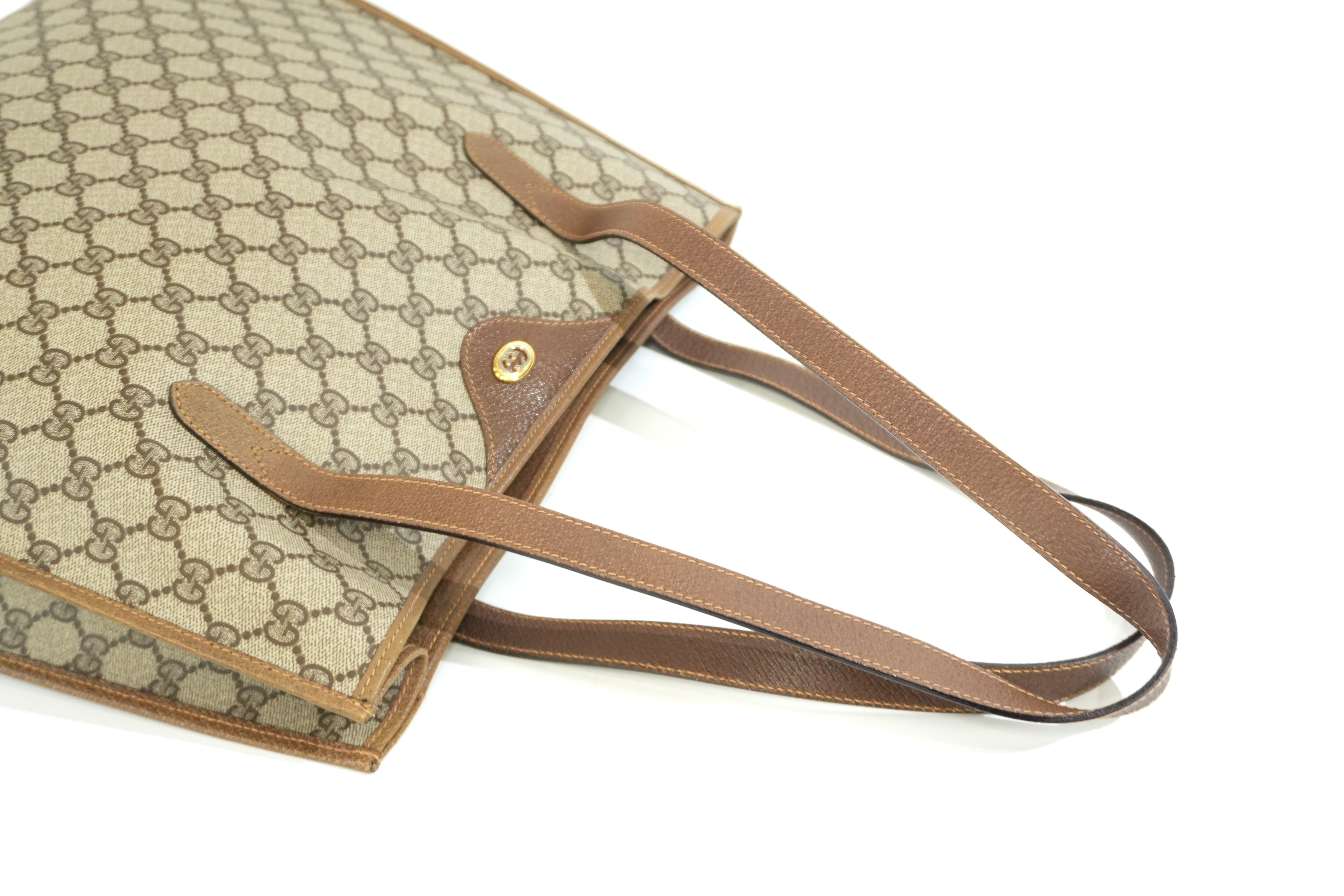 Pre-owned Gucci Guccisima Tote Bag Brown