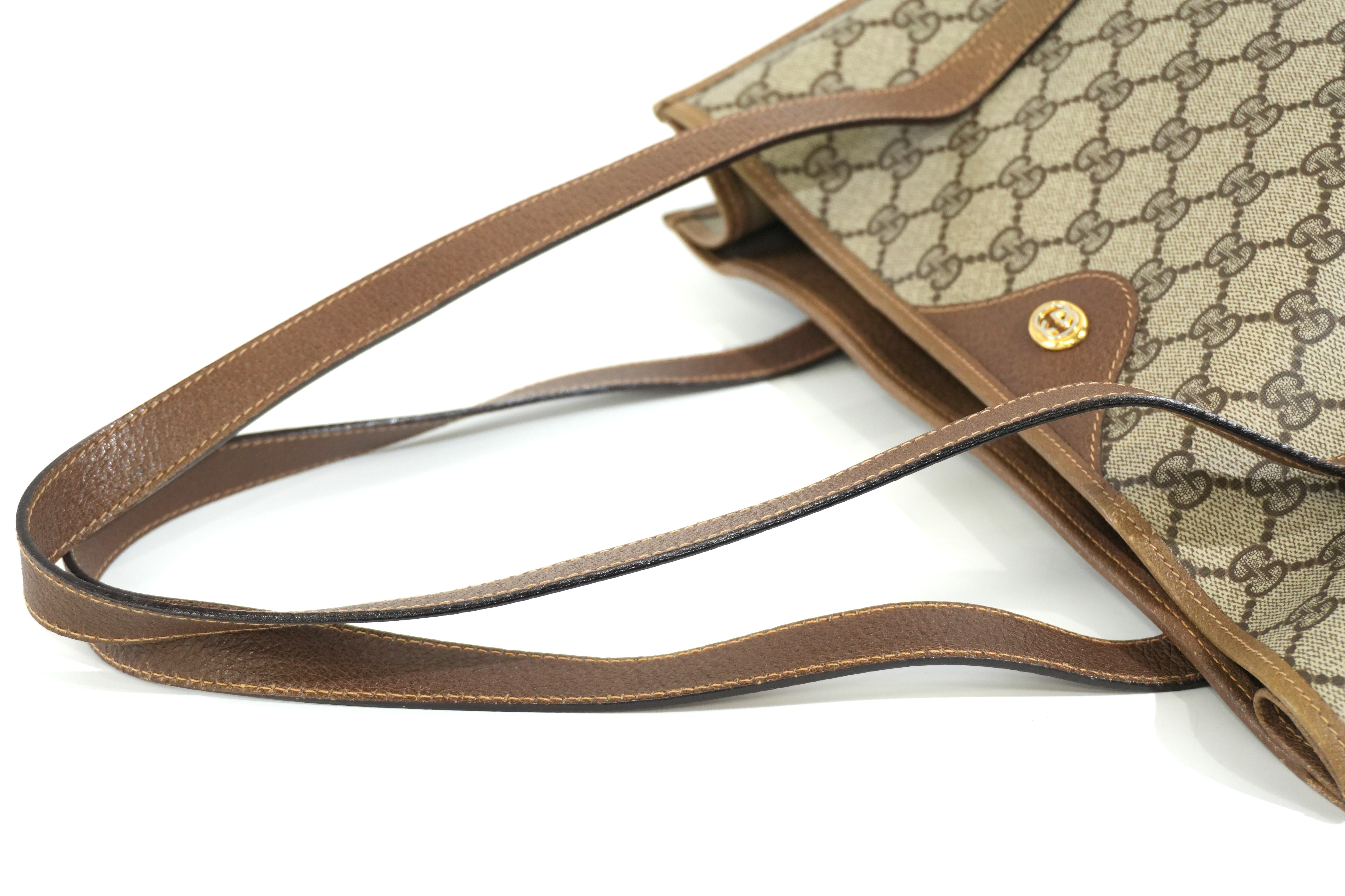 Pre-owned Gucci Guccisima Tote Bag Brown