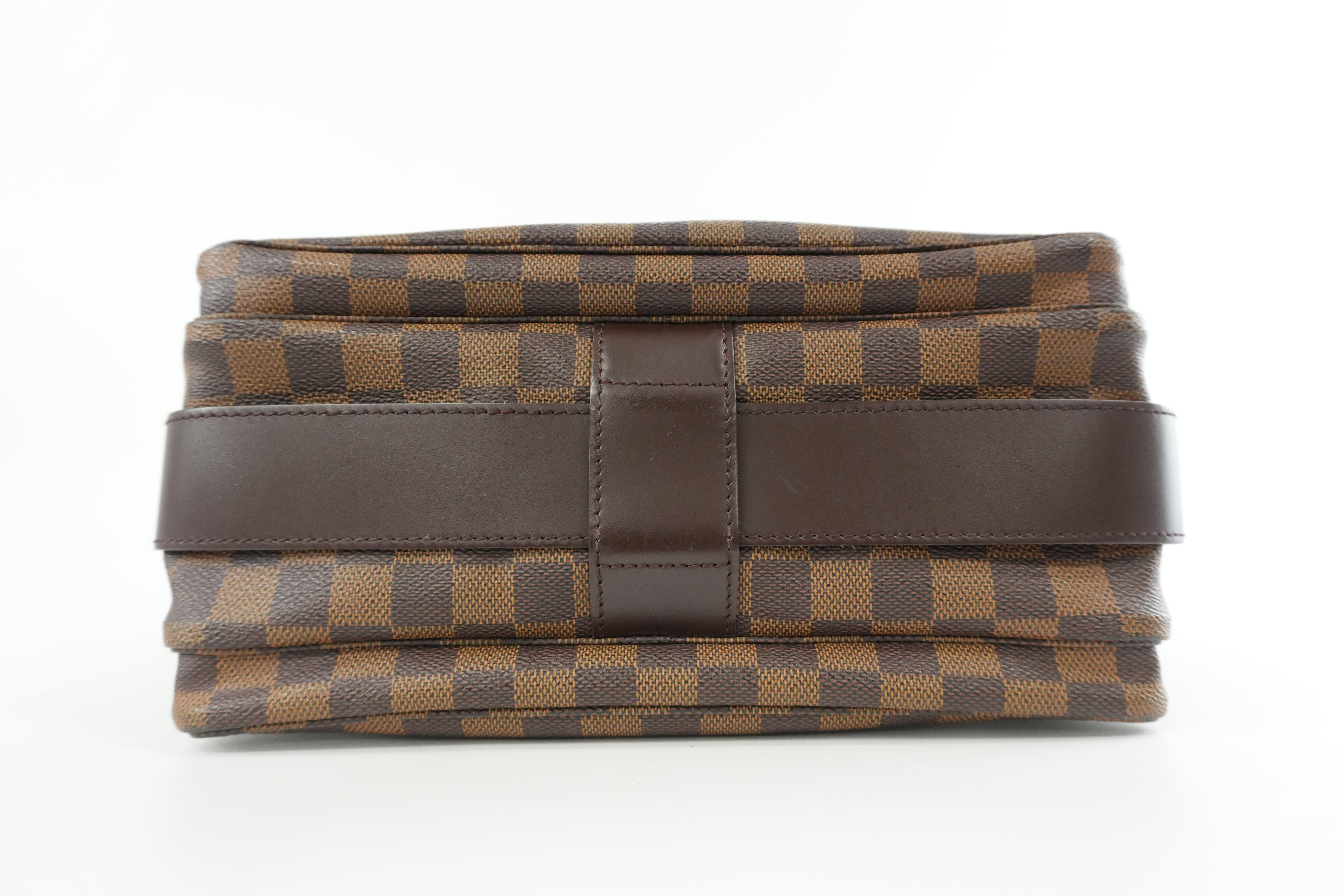 Pre-owned Louis Vuitton Damier Ebene Naviglio Messenger Bag