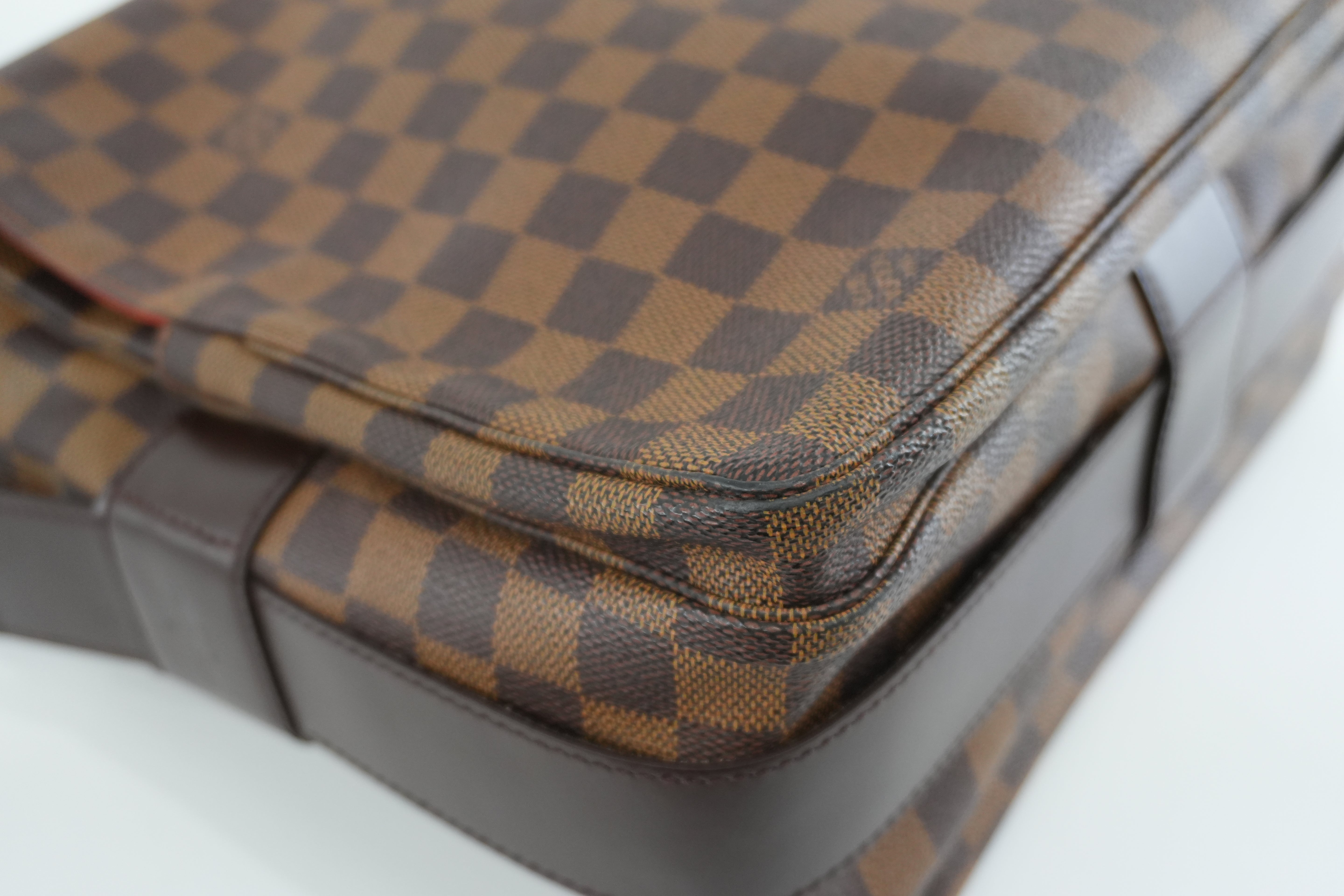 Pre-owned Louis Vuitton Damier Ebene Naviglio Messenger Bag