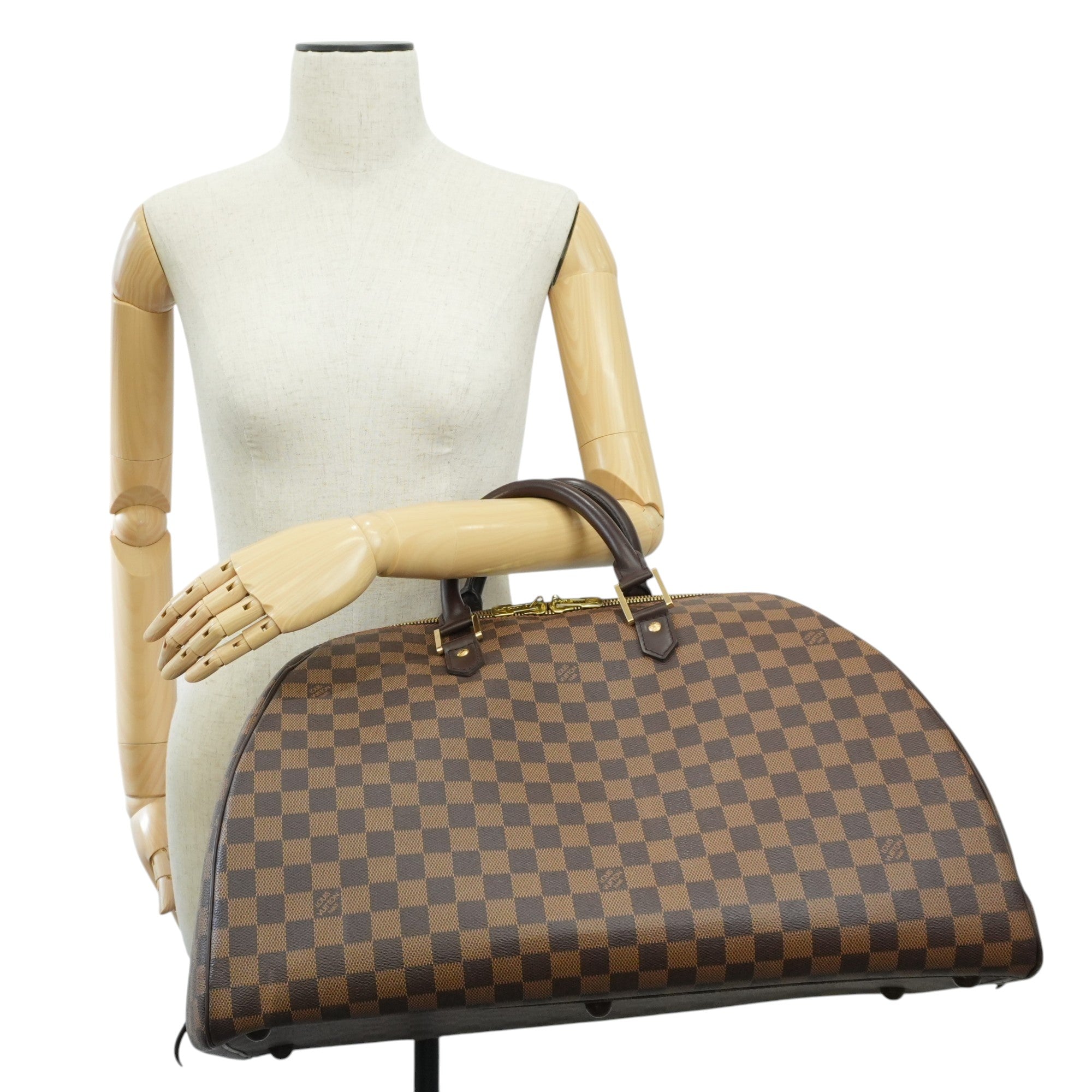Louis Vuitton Damier Ebene Ribera GM Travel Bag Used