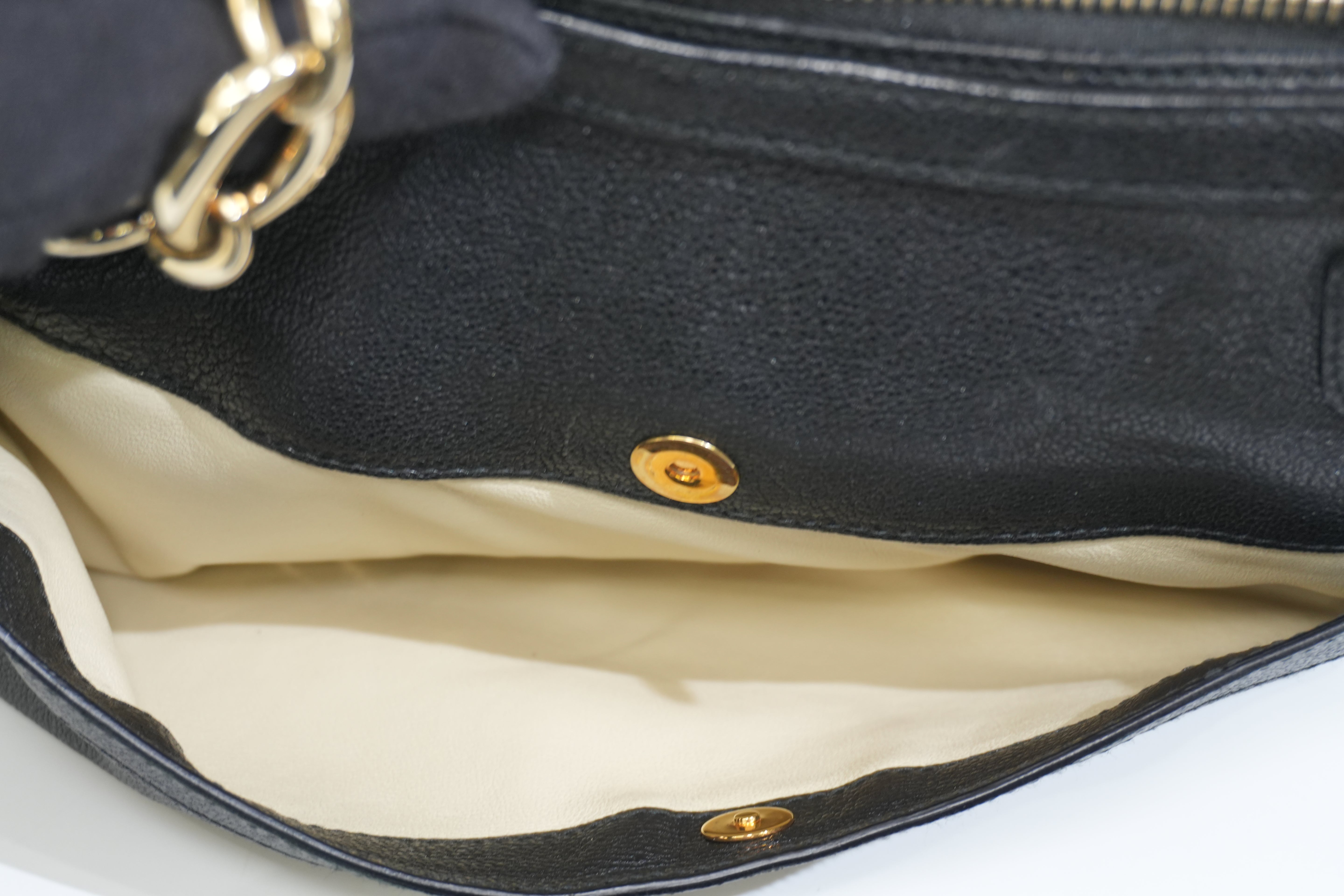 Pre-owned Bvlgari Leather Tote Bag Black