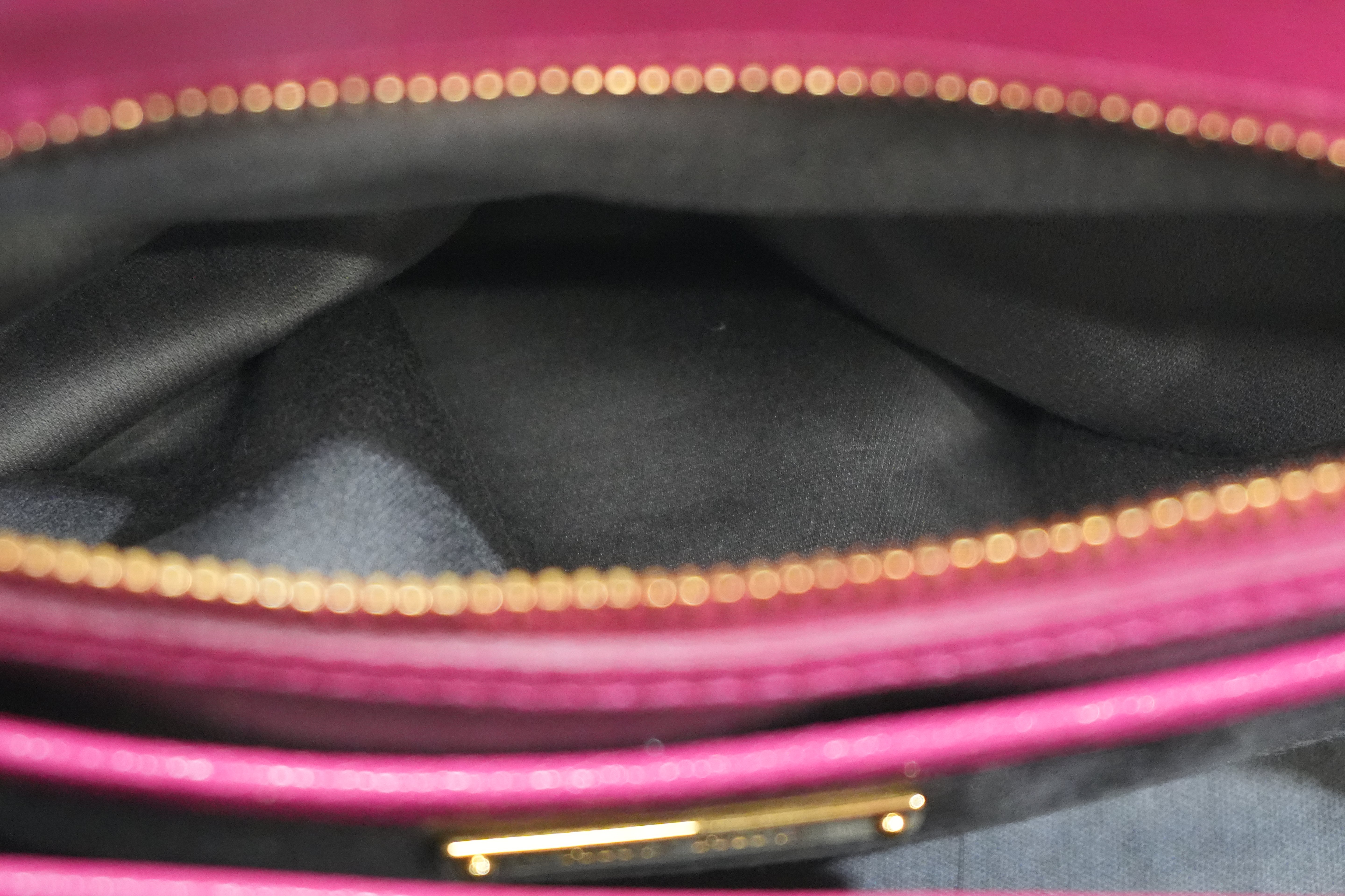 Pre-owned Miu Miu Two Way Madras Shoulder Bag Pink