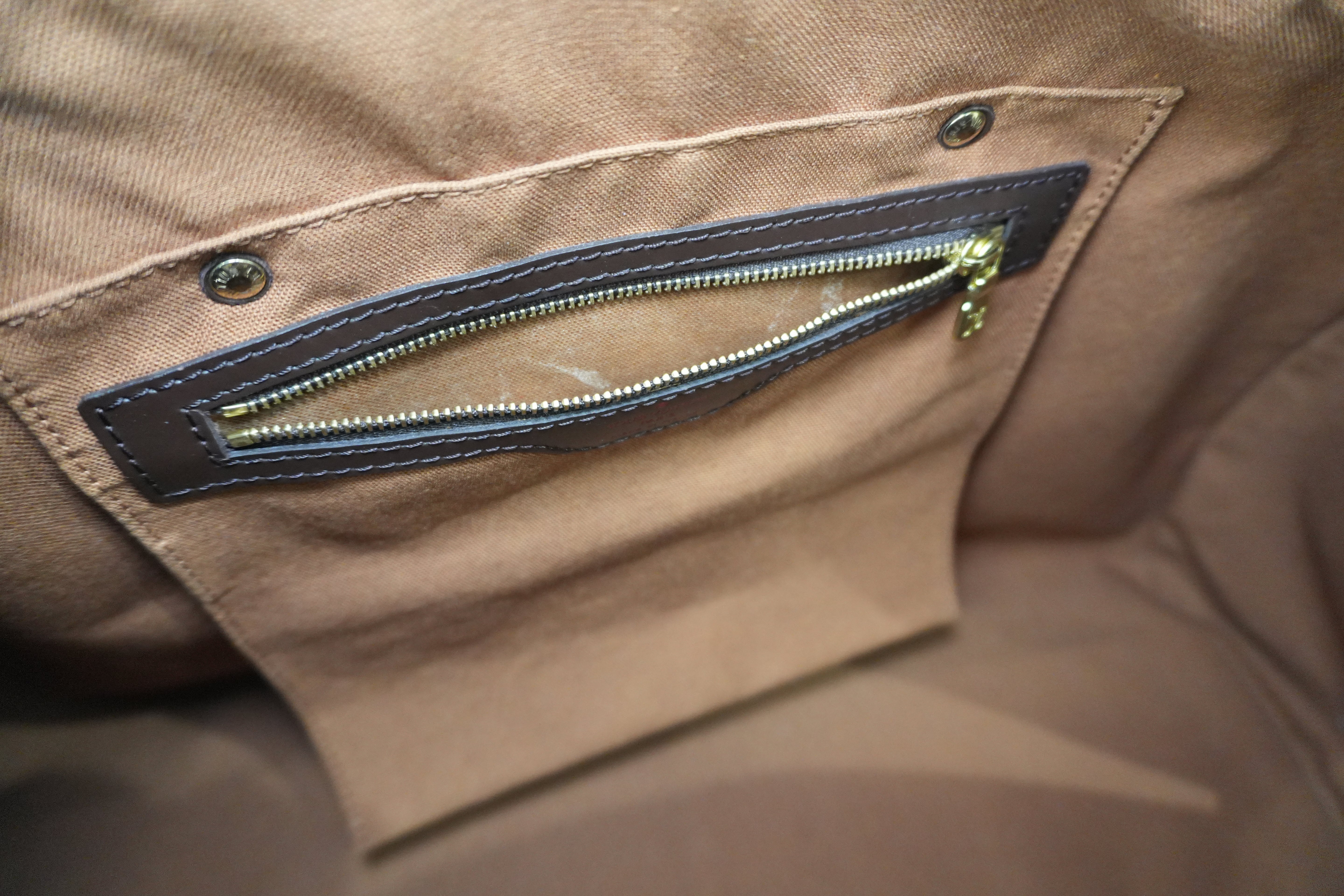 Louis Vuitton Damier Ebene Ribera GM Travel Bag Used