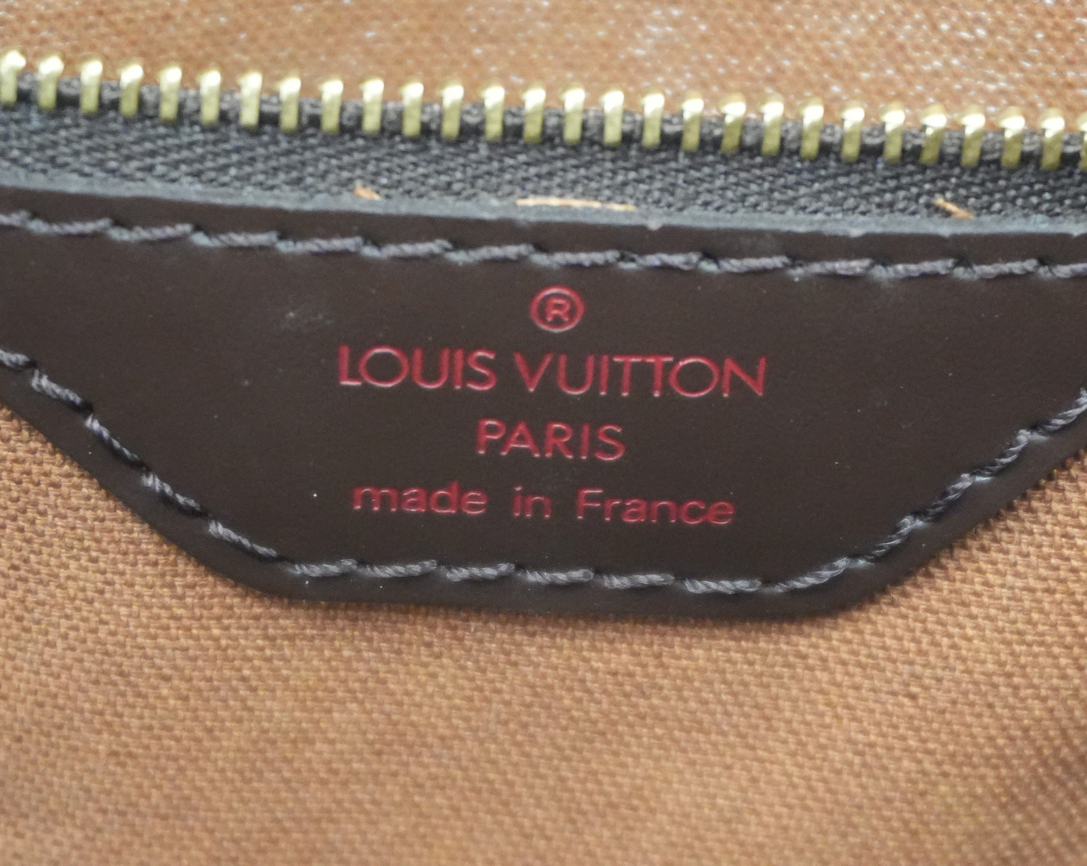 Louis Vuitton Damier Ebene Ribera GM Travel Bag Used