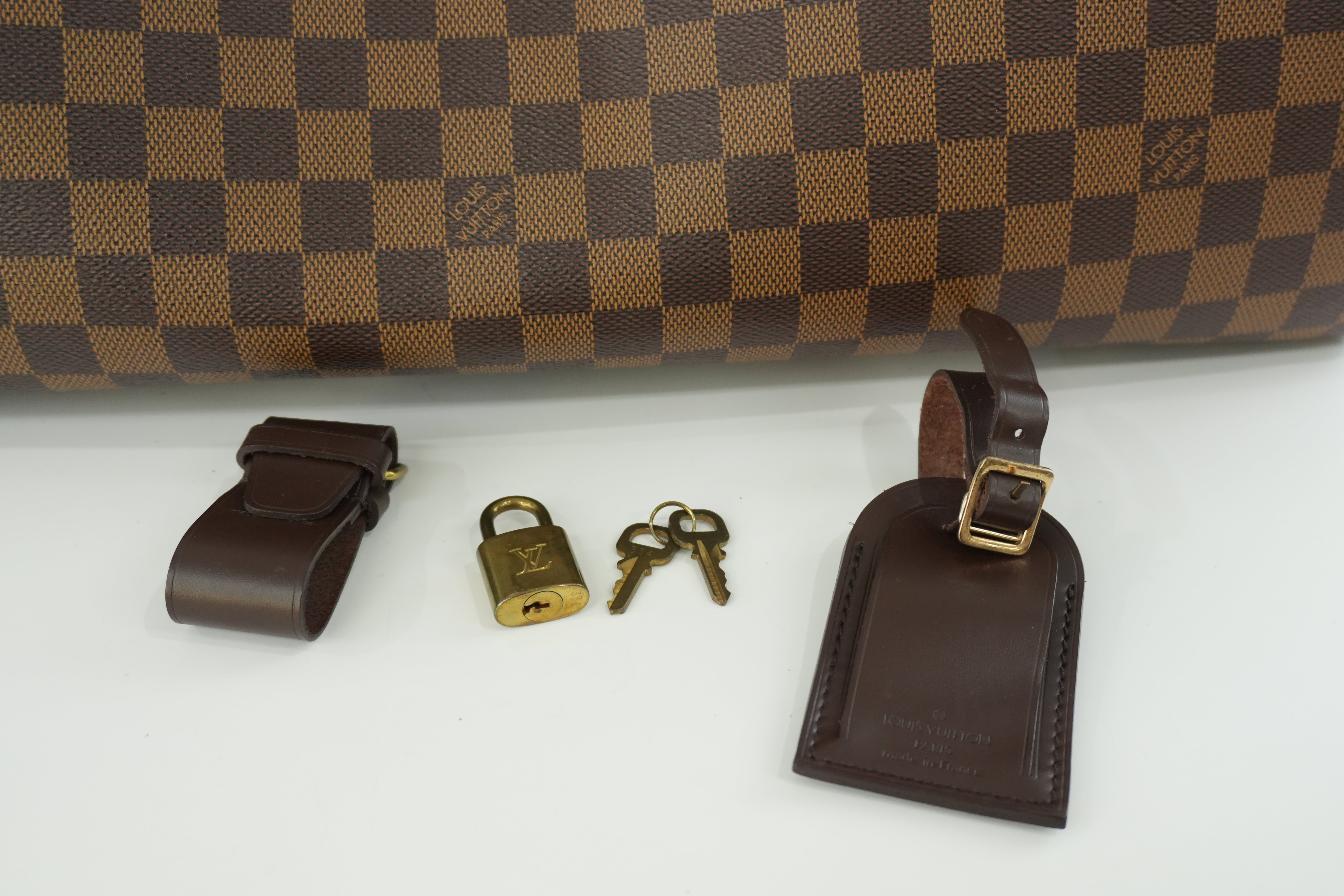 Louis Vuitton Damier Ebene Ribera GM Travel Bag Used