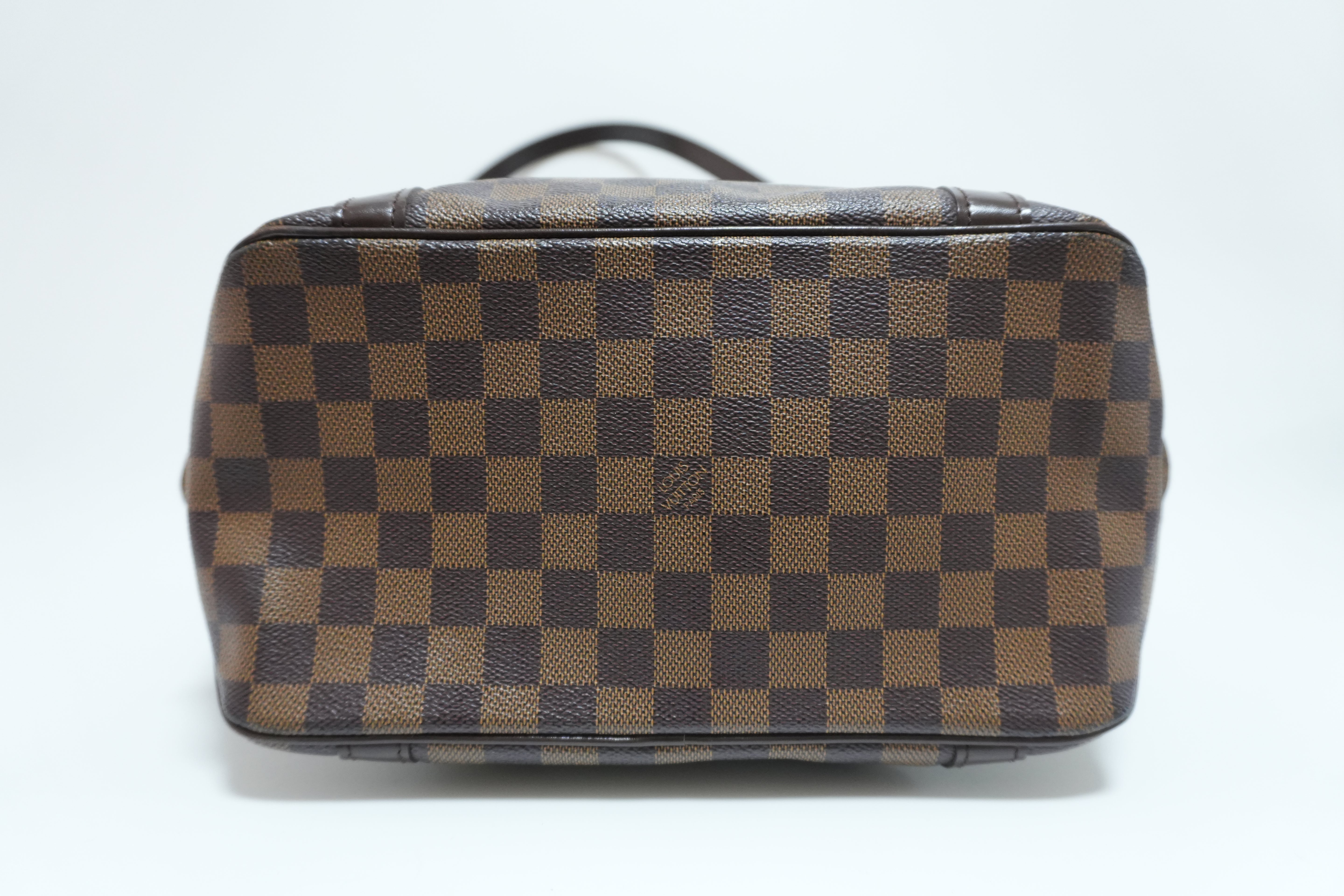 Louis Vuitton Damier Ebene Sac Shopping Tote Bag Used