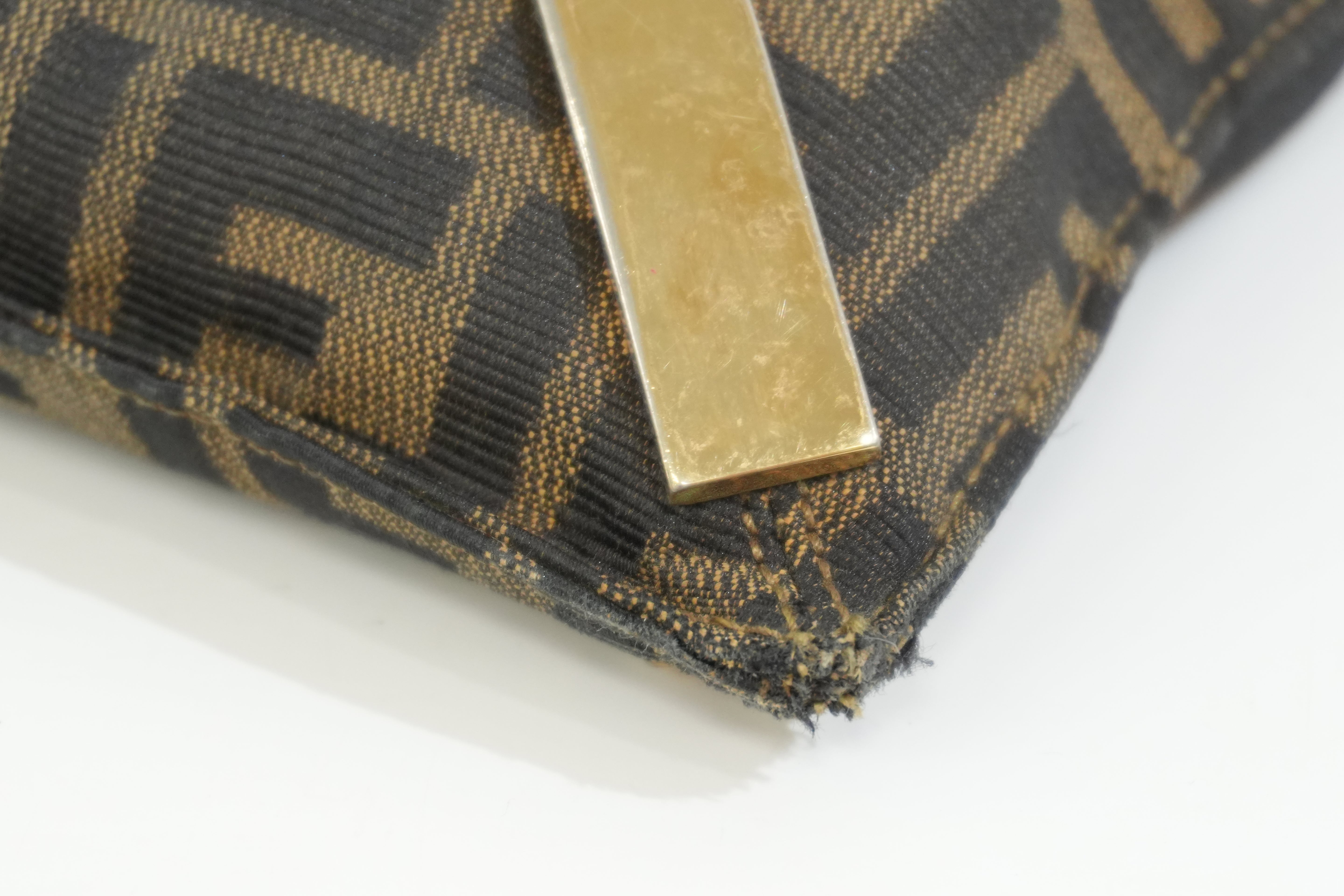 Pre-owned Fendi Zucca Tote Bag Brown