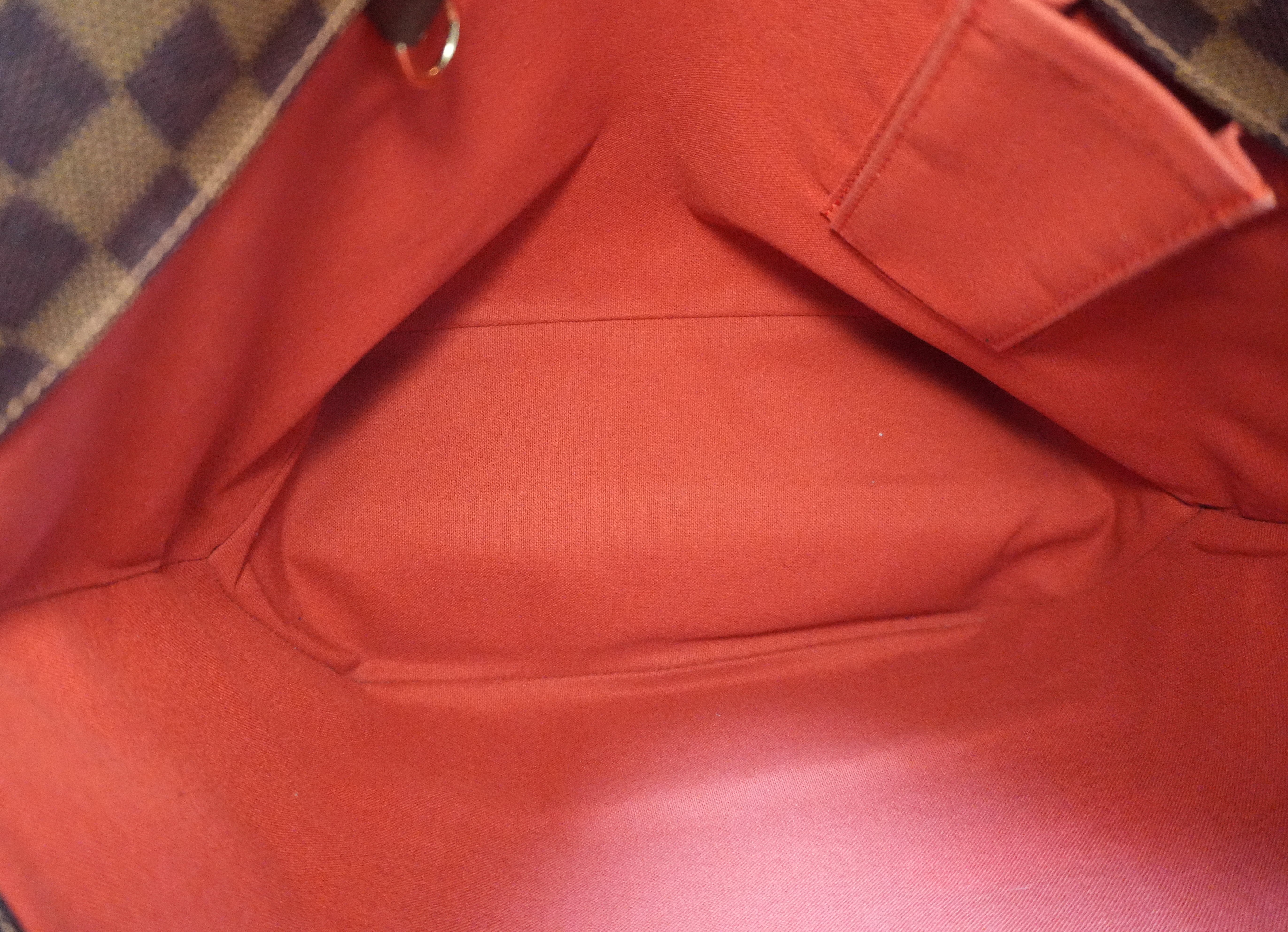 Louis Vuitton Damier Ebene Sac Shopping Tote Bag Used