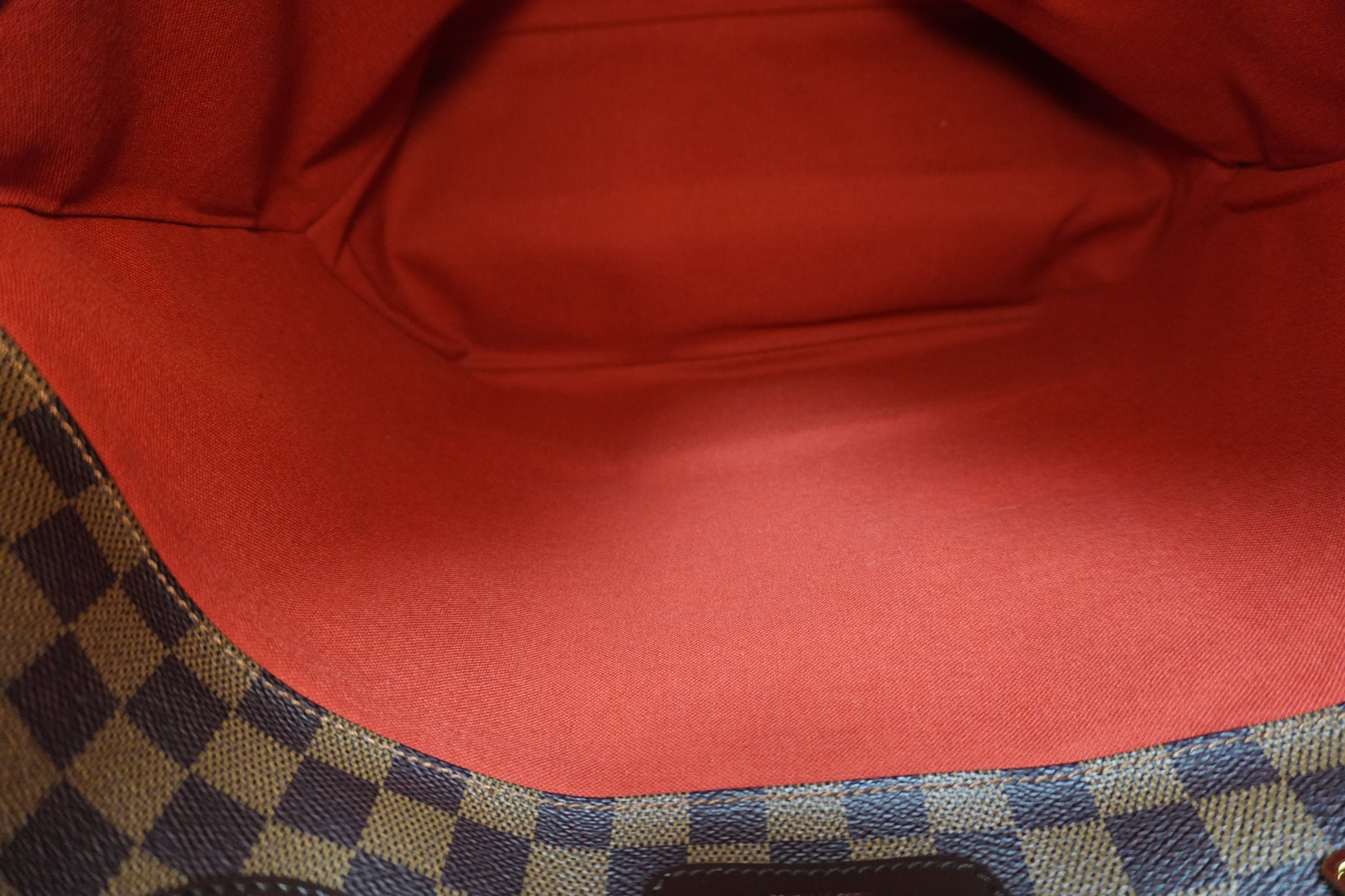 Louis Vuitton Damier Ebene Sac Shopping Tote Bag Used