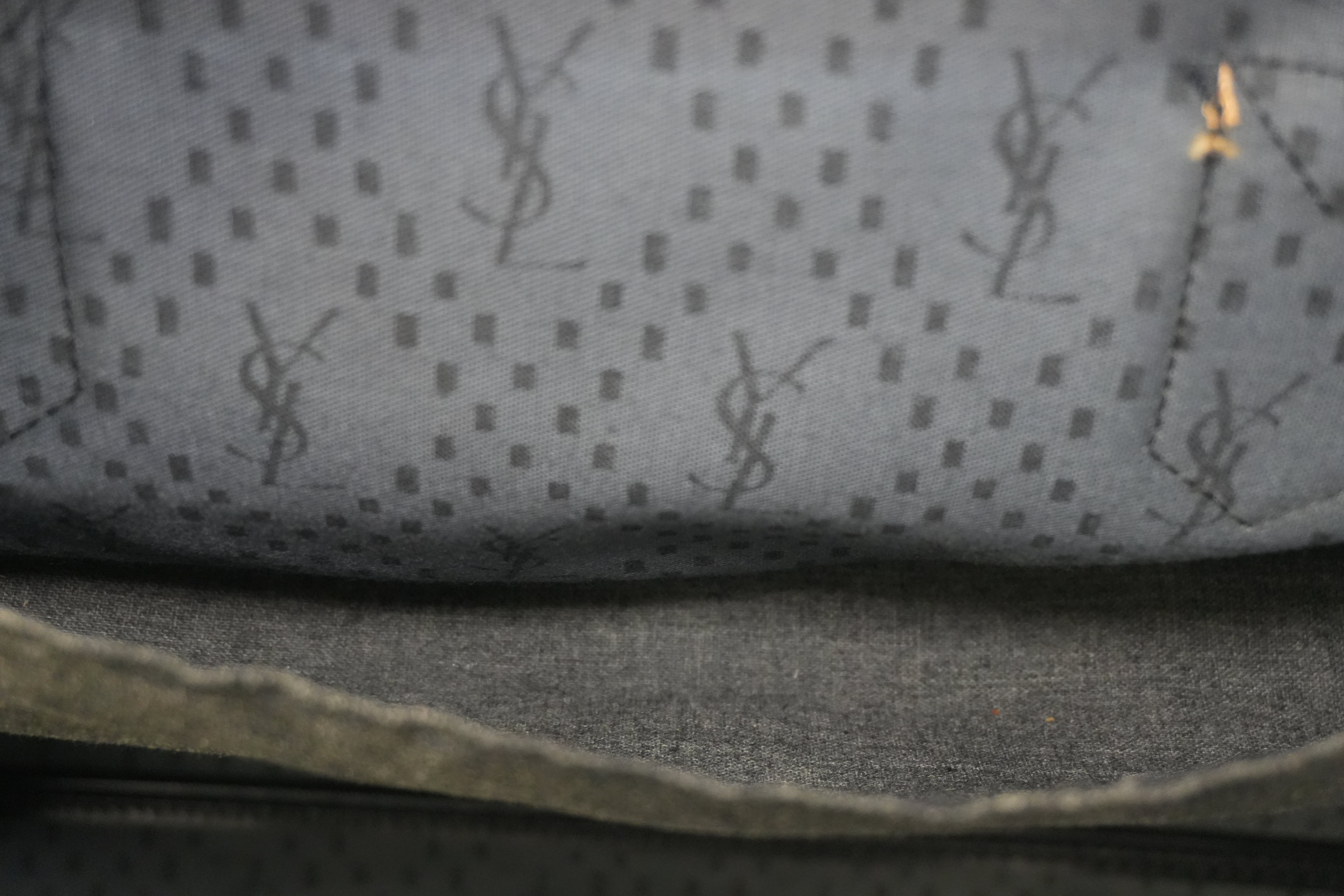 Pre-owned Saint Laurent Leather Boston Bag Black