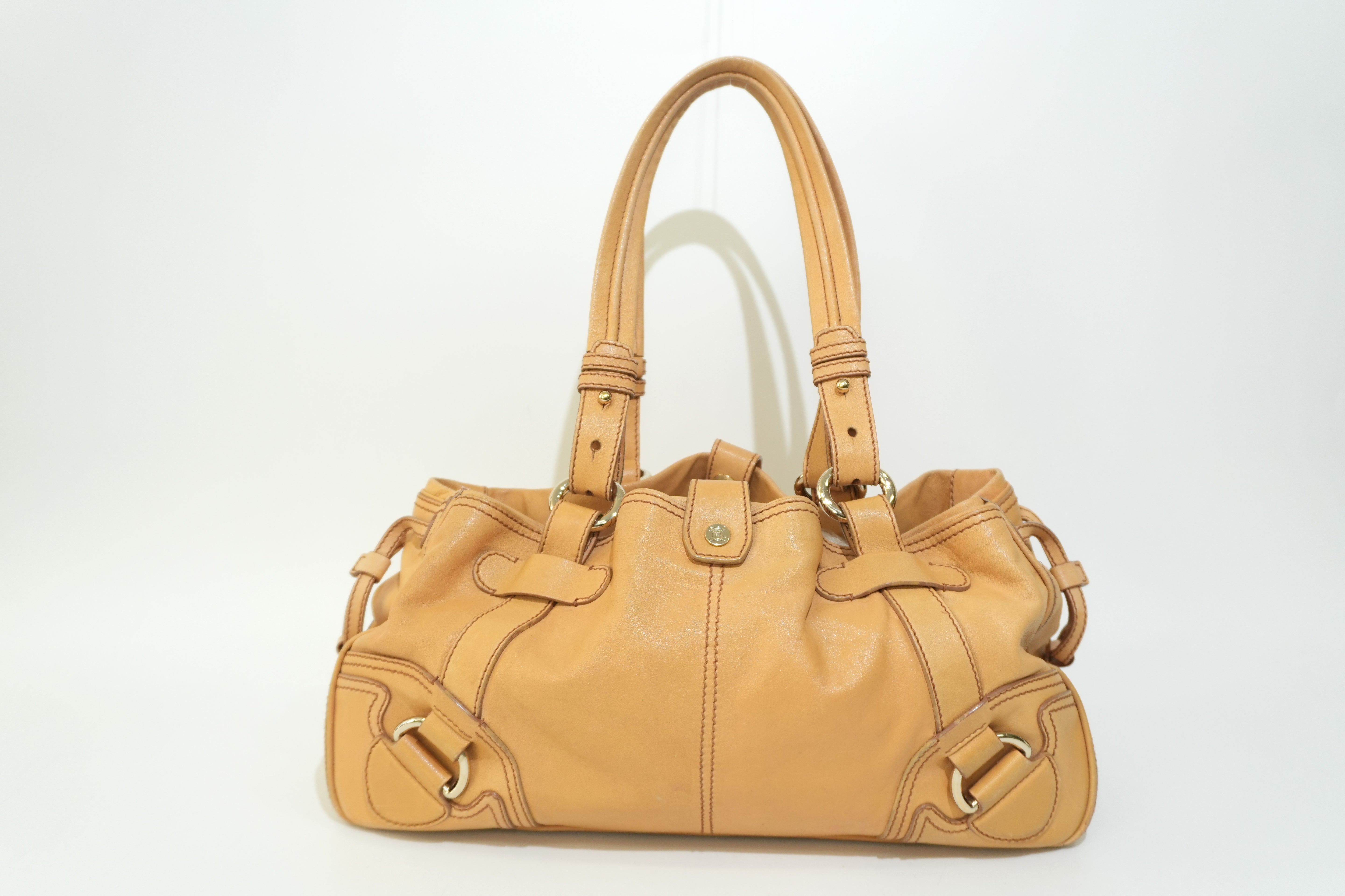 Pre-owned Celine Leather Boogie Tote Bag Brown
