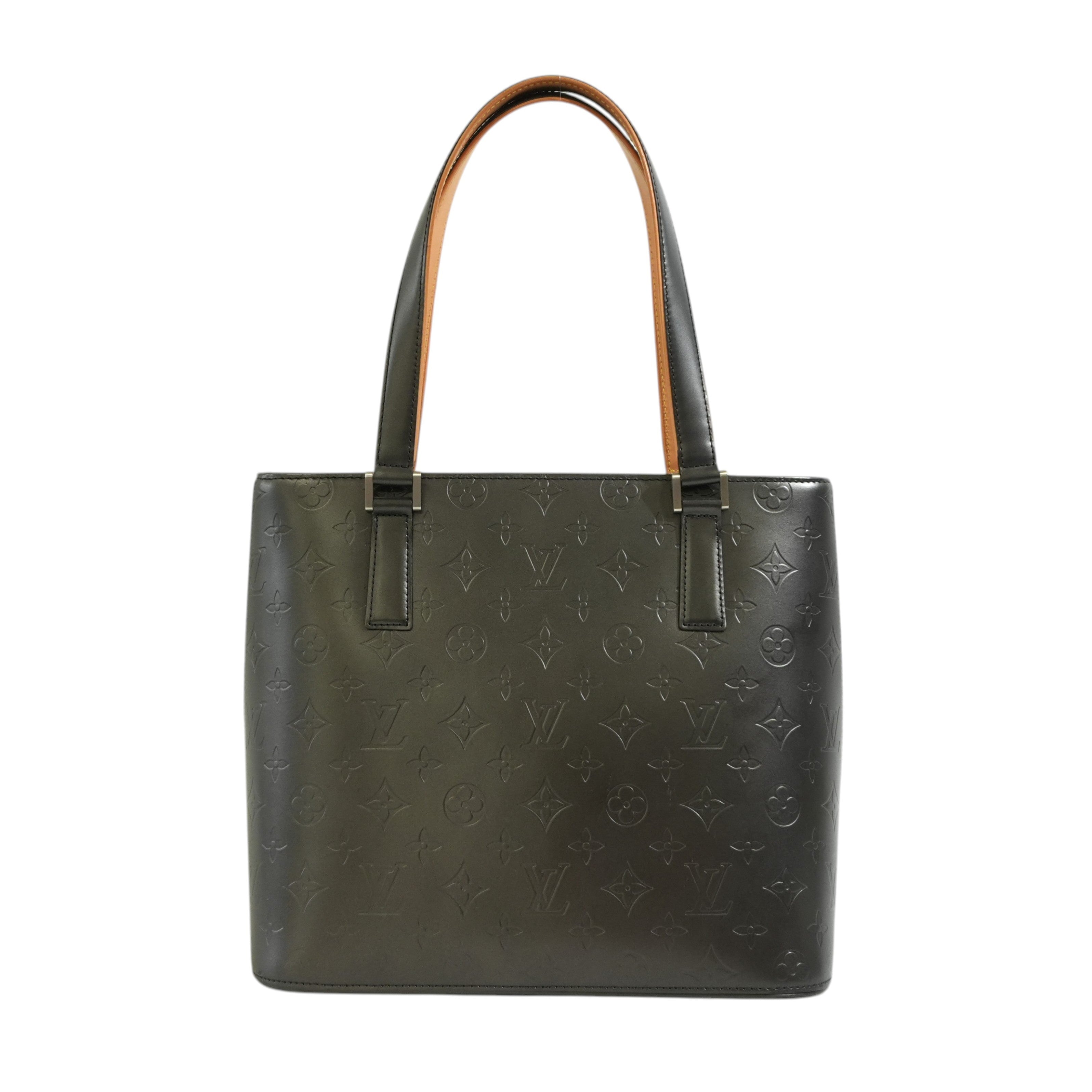 Pre-owned Louis Vuitton Stockton Handbag Gray