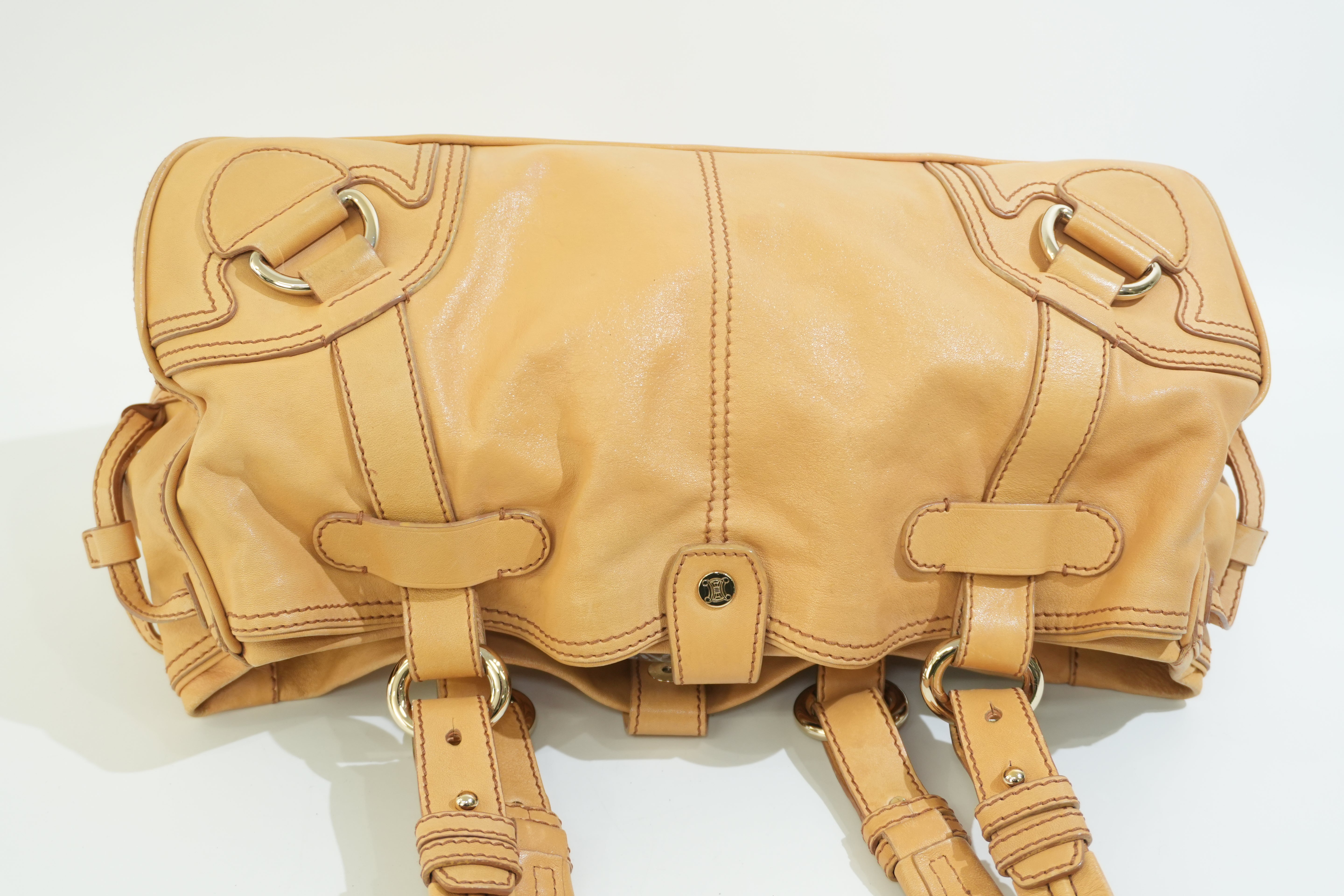 Pre-owned Celine Leather Boogie Tote Bag Brown