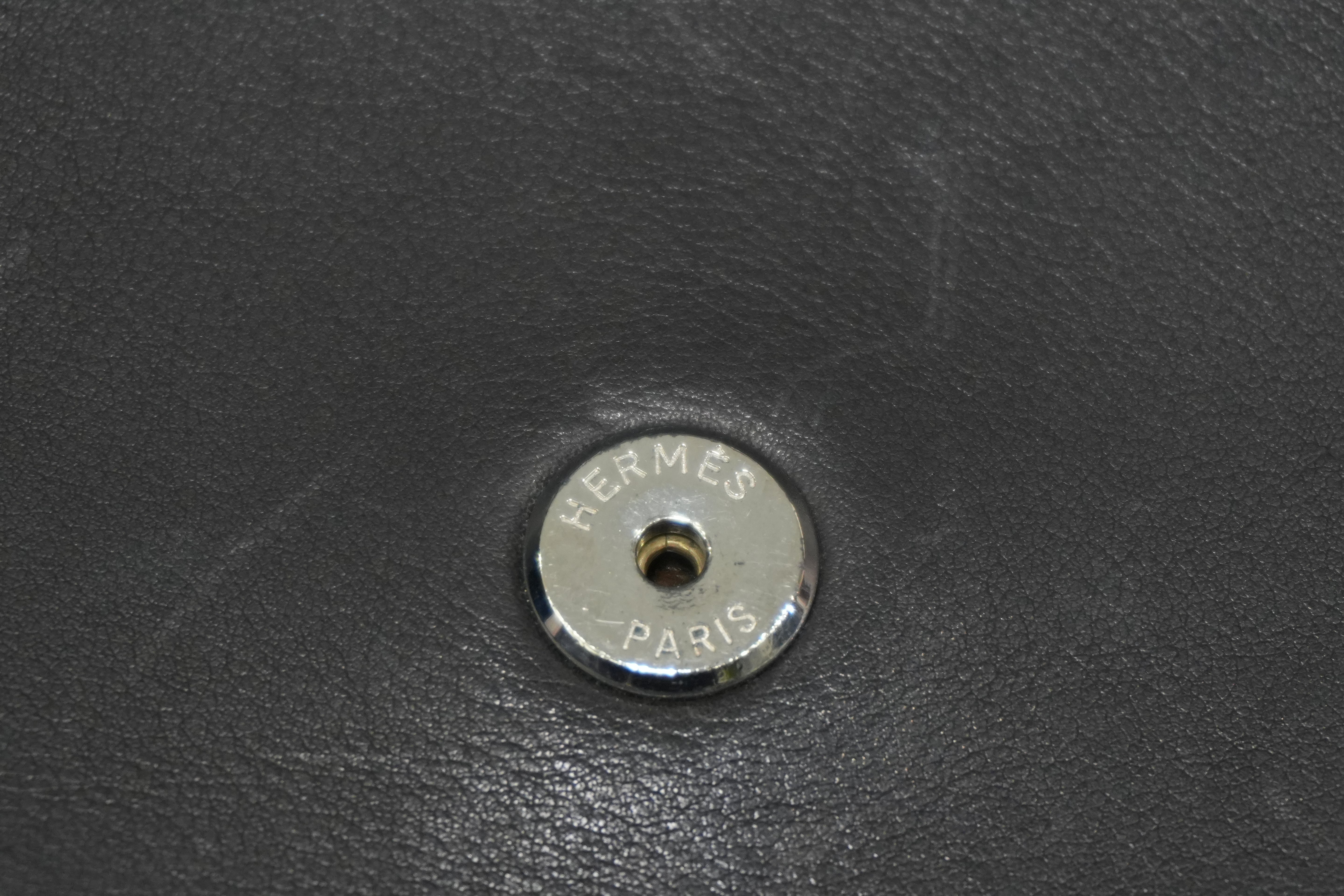 Pre-owned Hermes Leather Clutch Bag Black