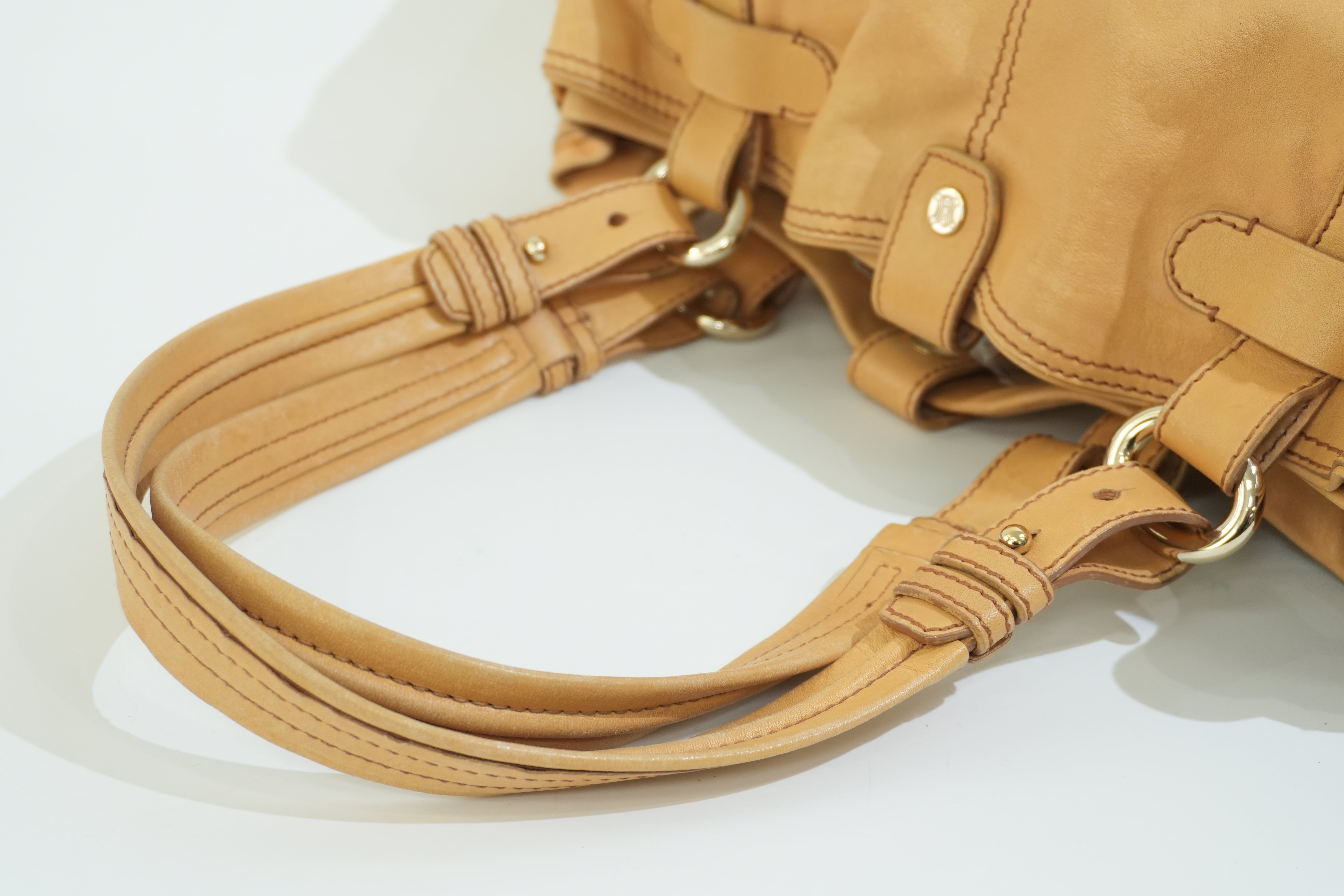 Pre-owned Celine Leather Boogie Tote Bag Brown