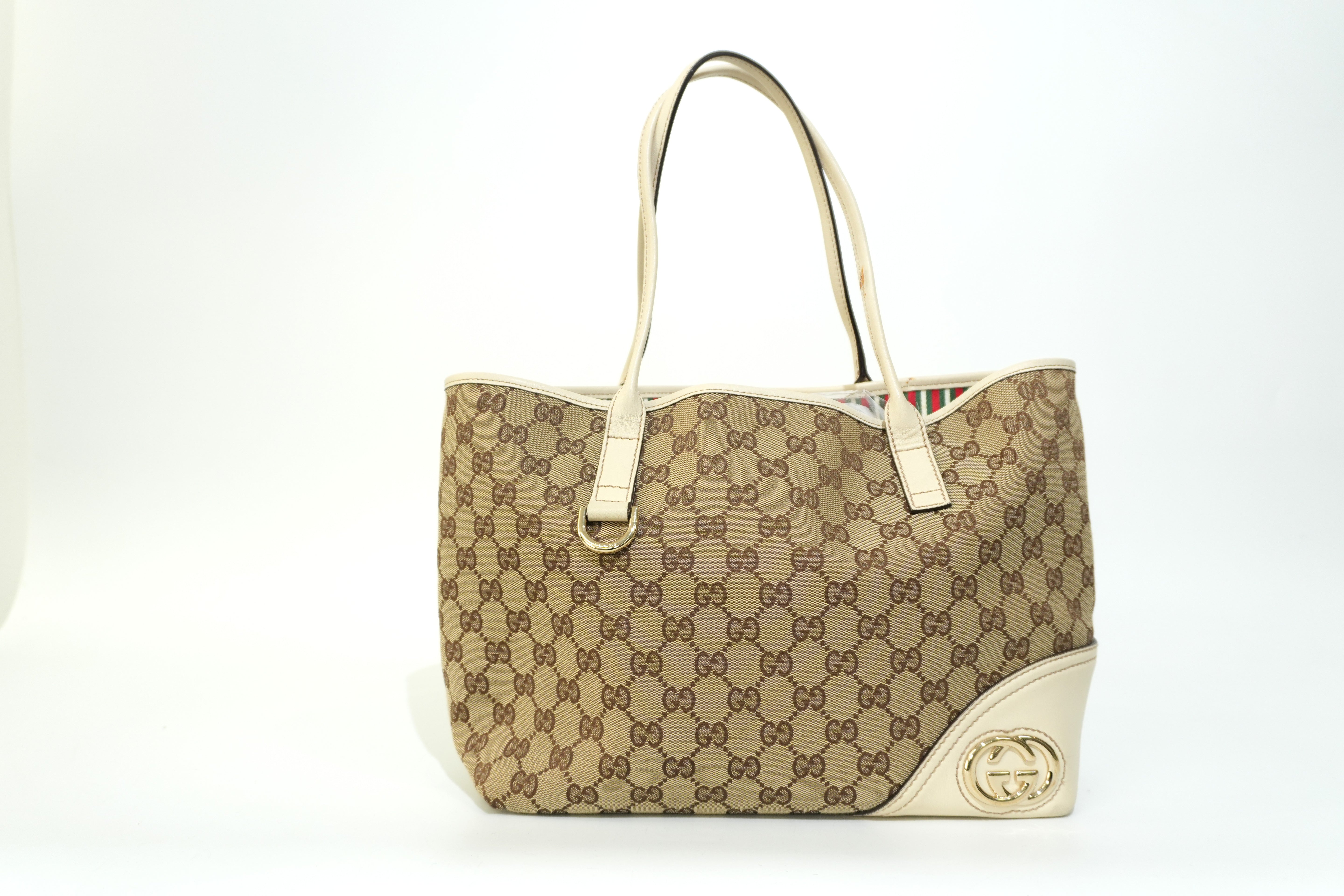 Pre-owned Gucci New Britt Tote Bag