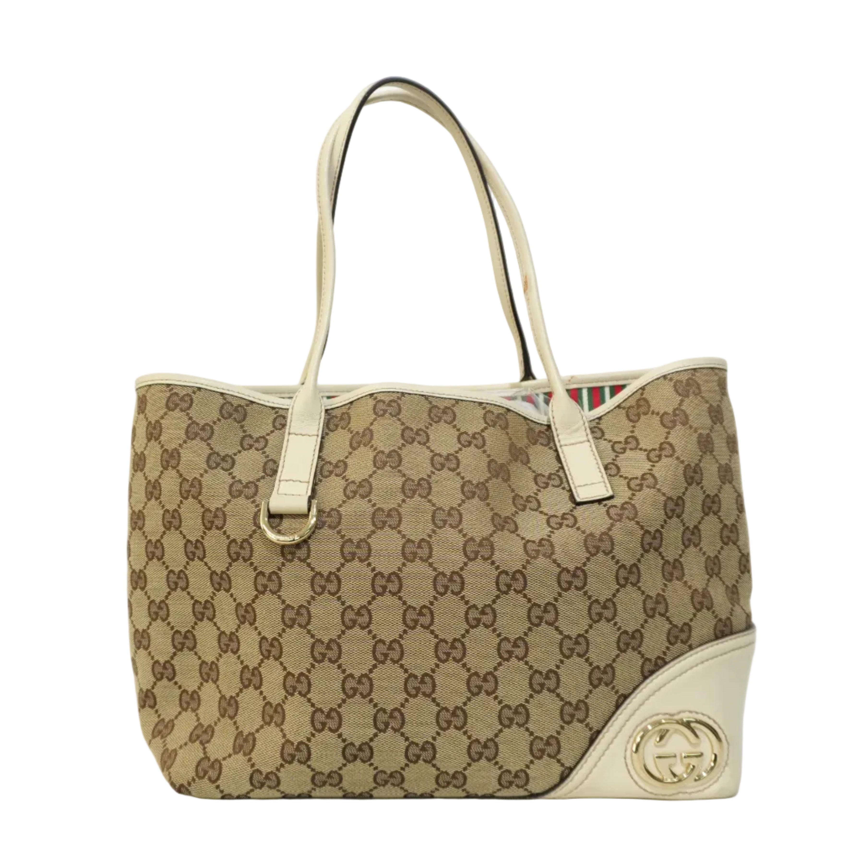 Pre-owned Gucci New Britt Tote Bag