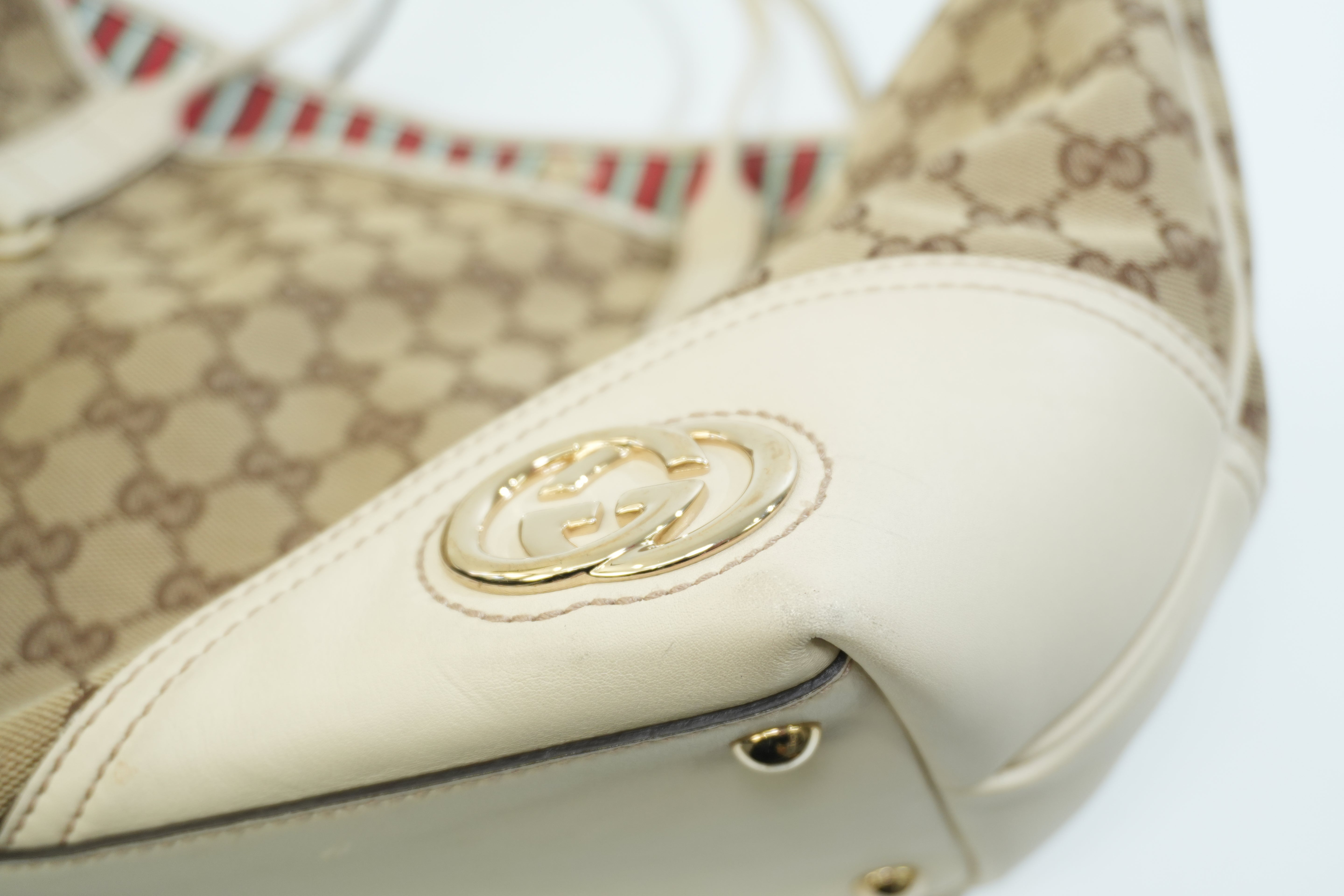 Pre-owned Gucci New Britt Tote Bag