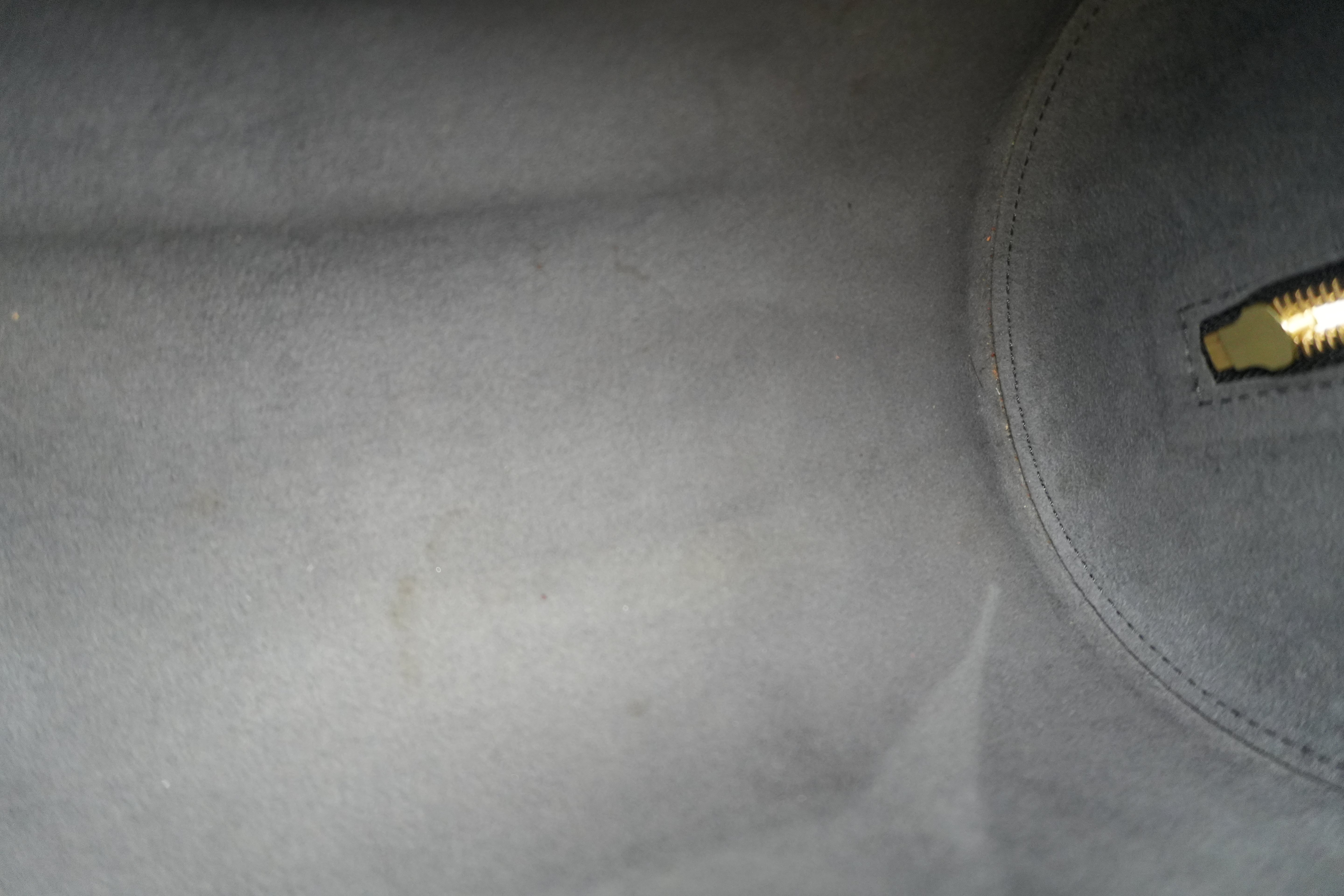 Louis Vuitton Soufflot Epi Handbag Black Used