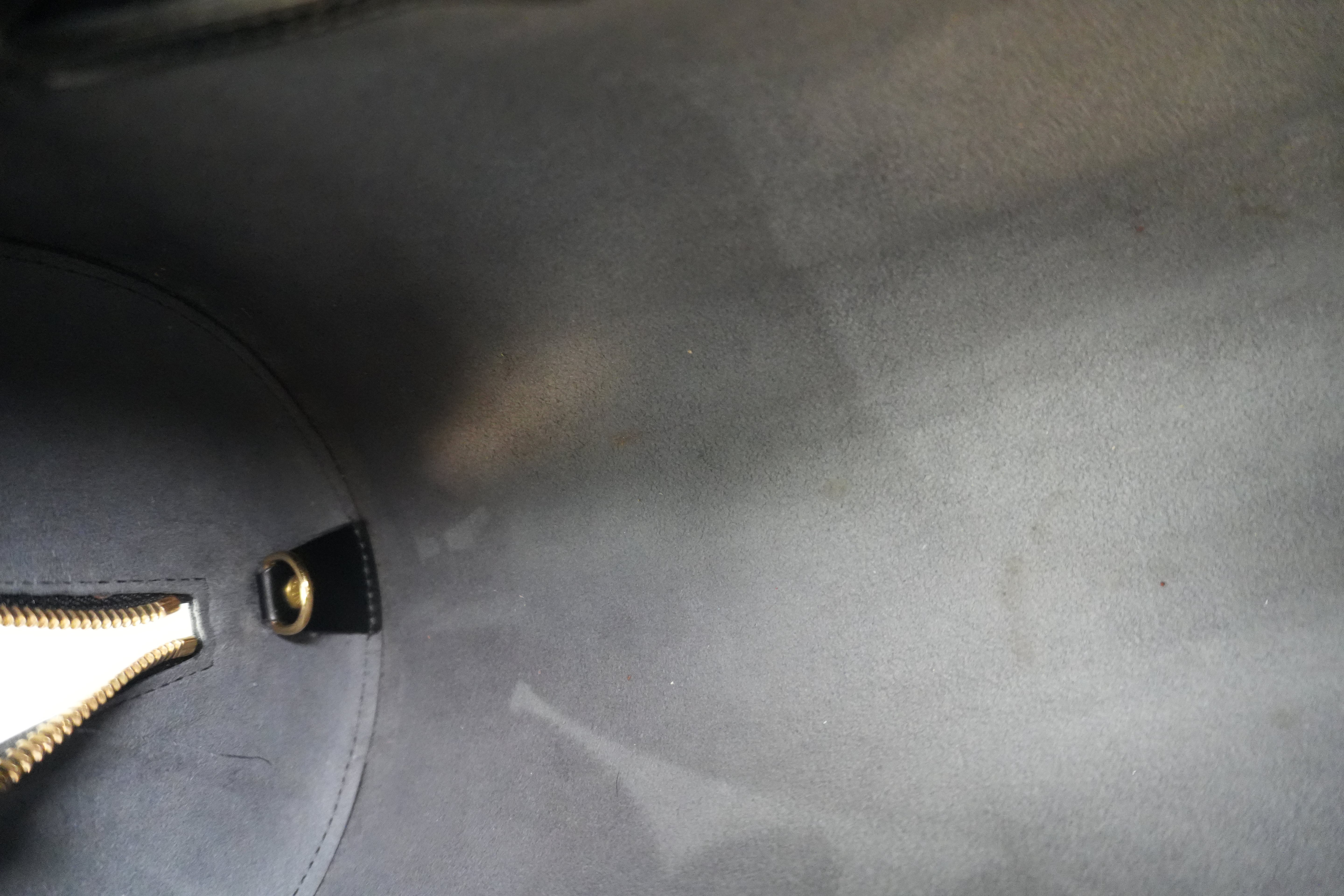 Louis Vuitton Soufflot Epi Handbag Black Used