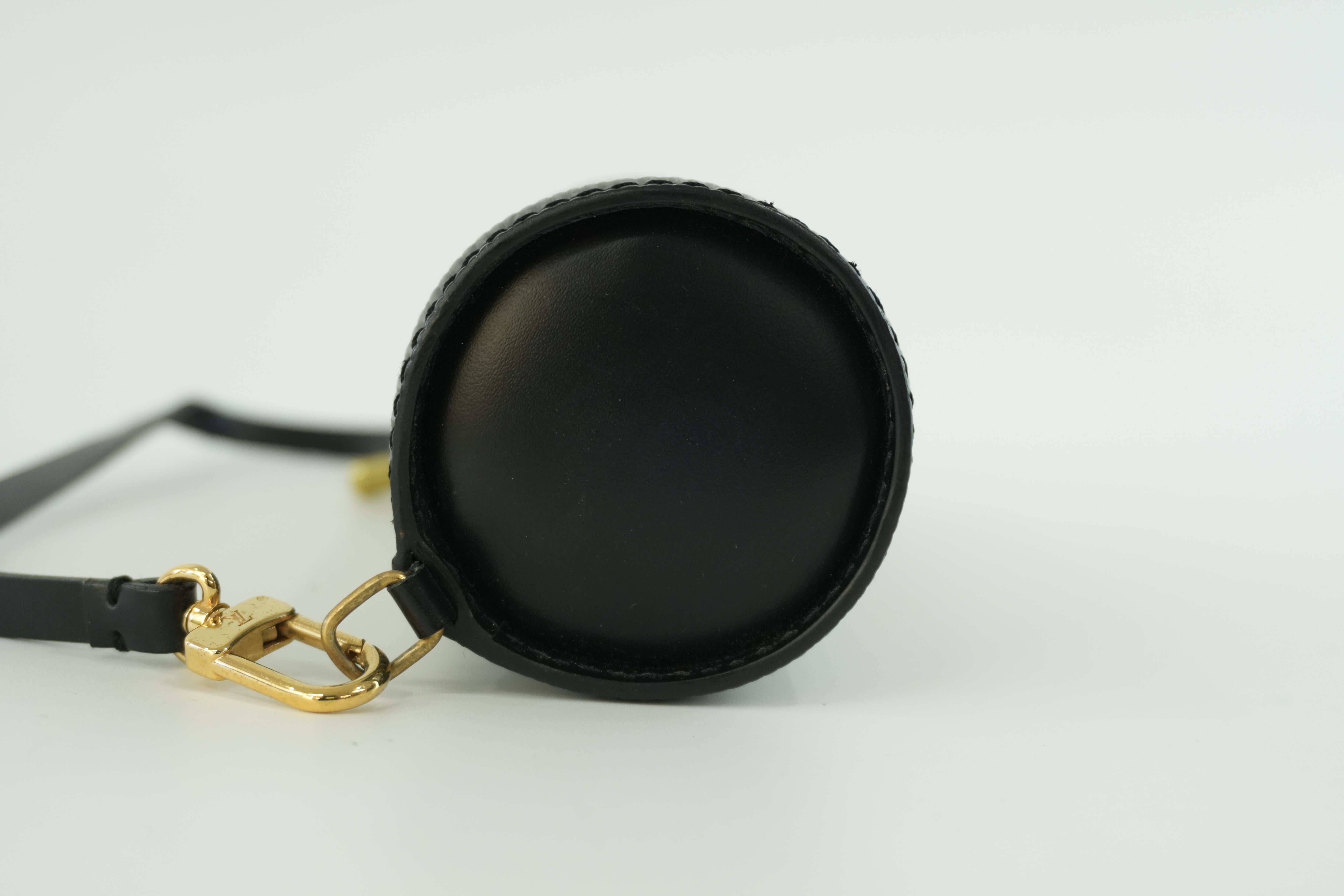 Louis Vuitton Soufflot Epi Handbag Black Used