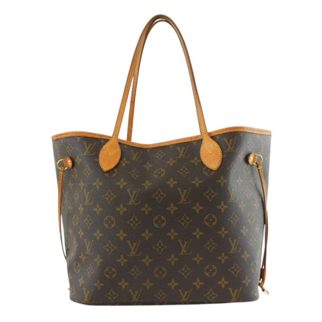 Louis Vuitton Monogram Neverfull MM Shoulder Tote Bag Used