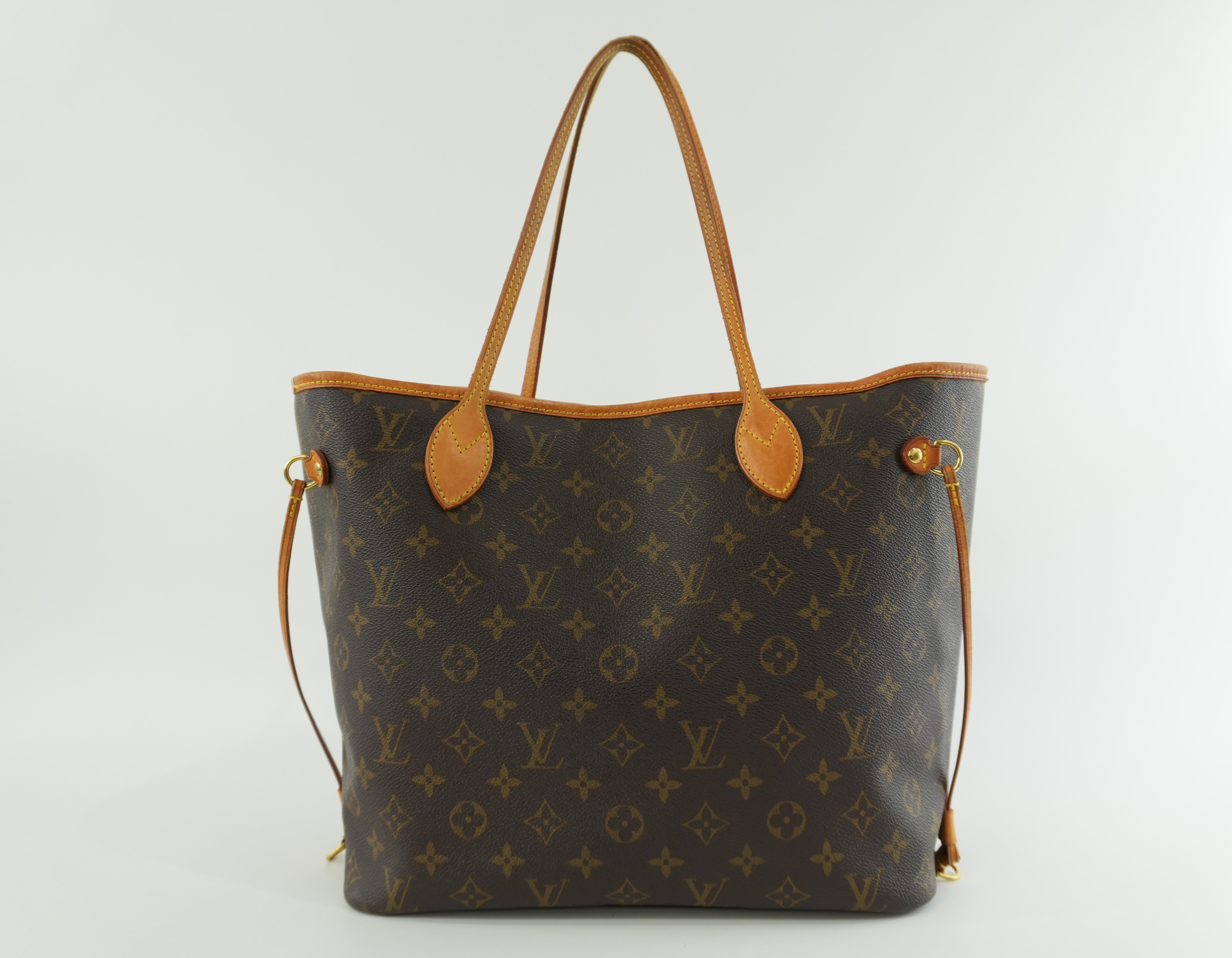 Louis Vuitton Monogram Neverfull MM Shoulder Tote Bag Used