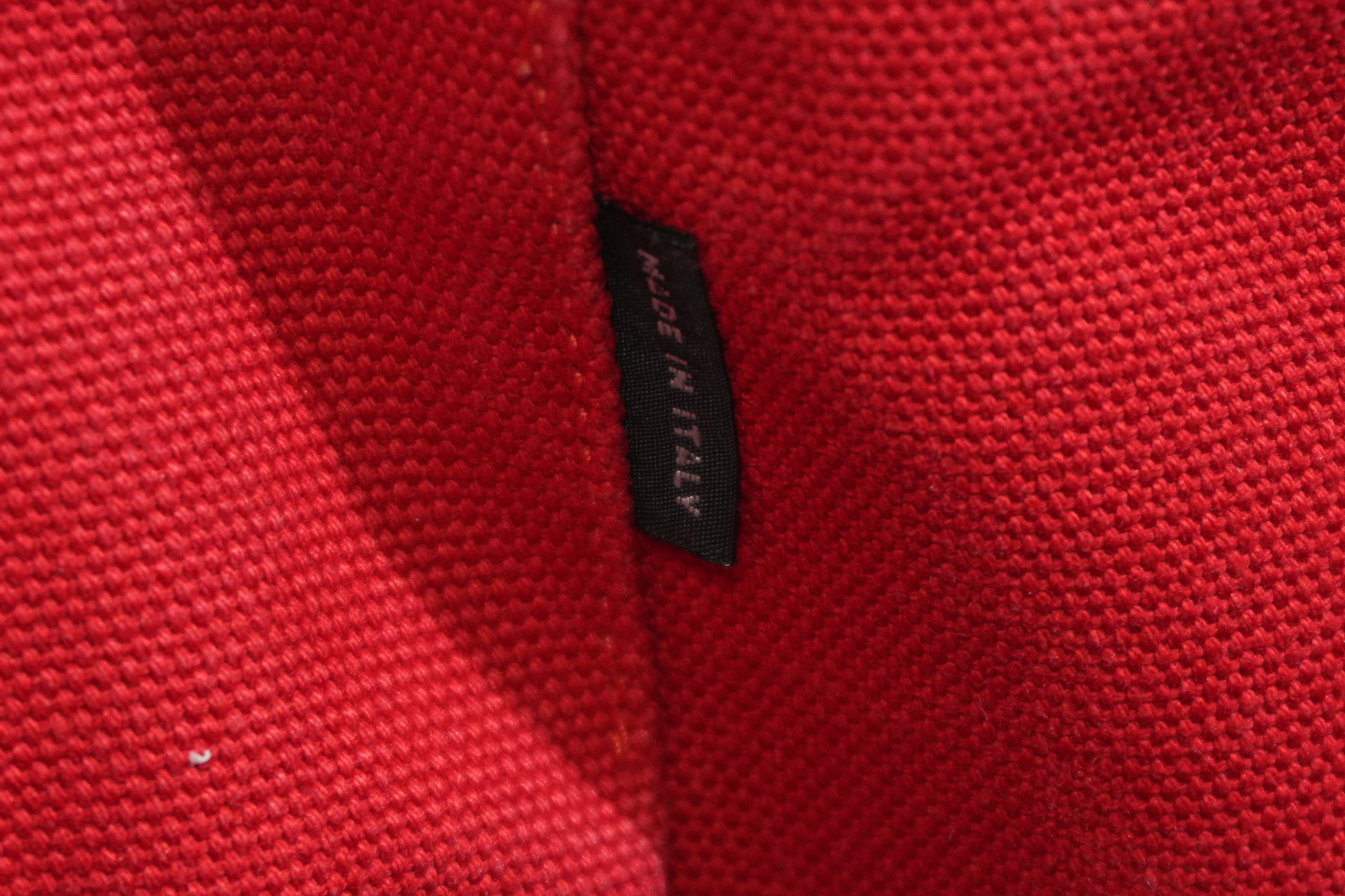 Pre-owned Prada Canapa Handbag Red