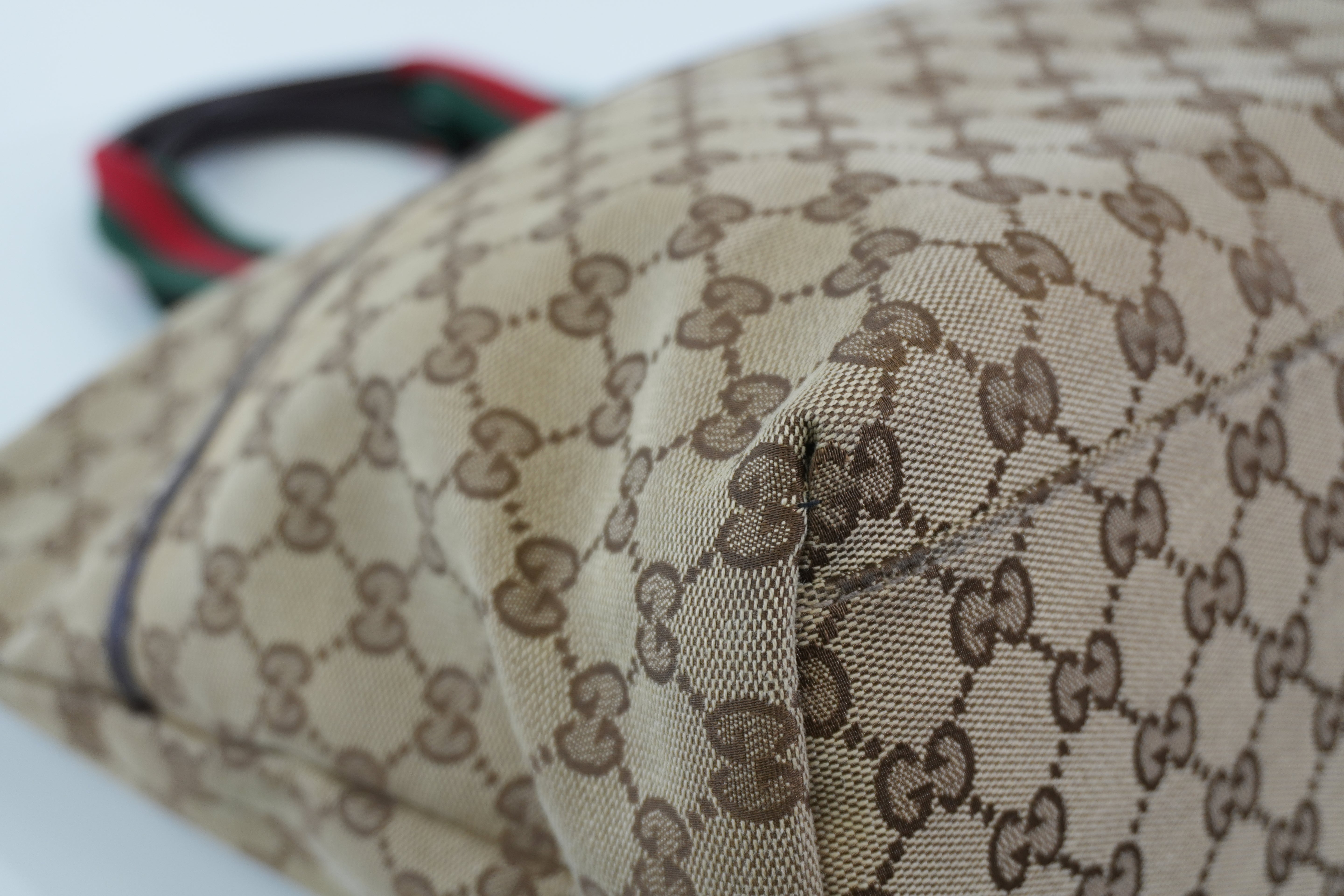 Pre-owned Gucci Ophidia Tote Bag Brown