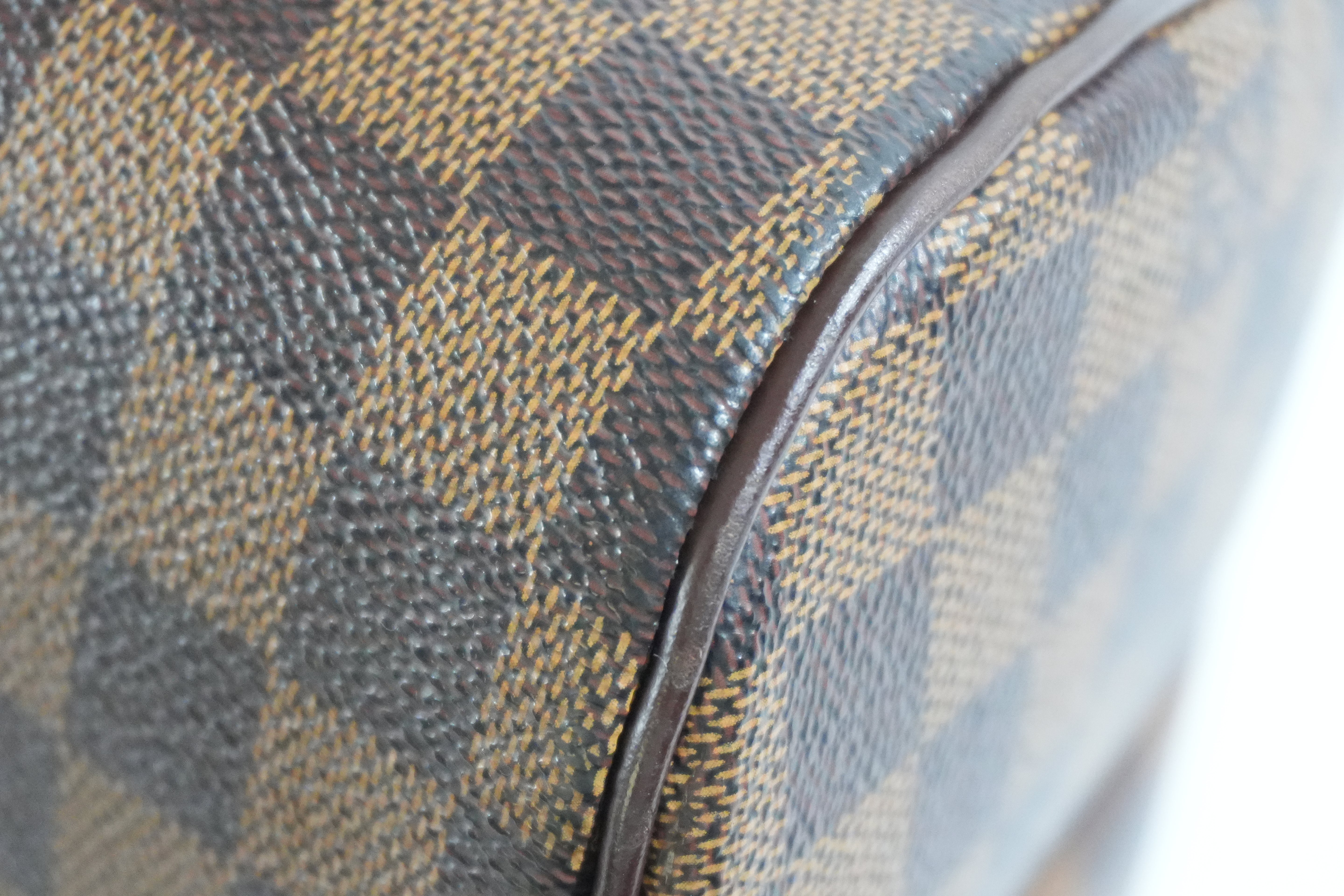 Pre-owned Louis Vuitton Damier Ebene Ribera MM Handbag