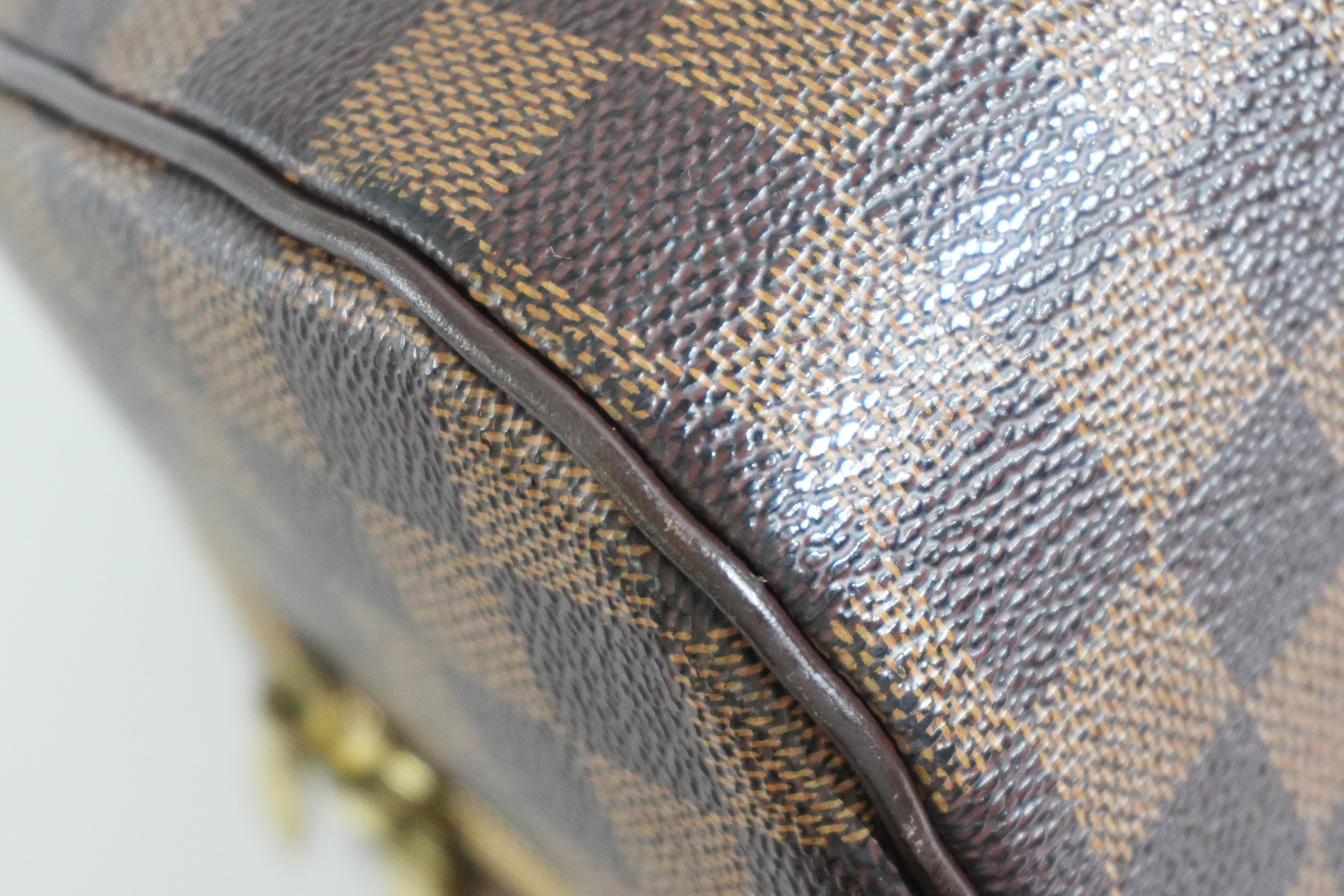 Pre-owned Louis Vuitton Damier Ebene Ribera MM Handbag