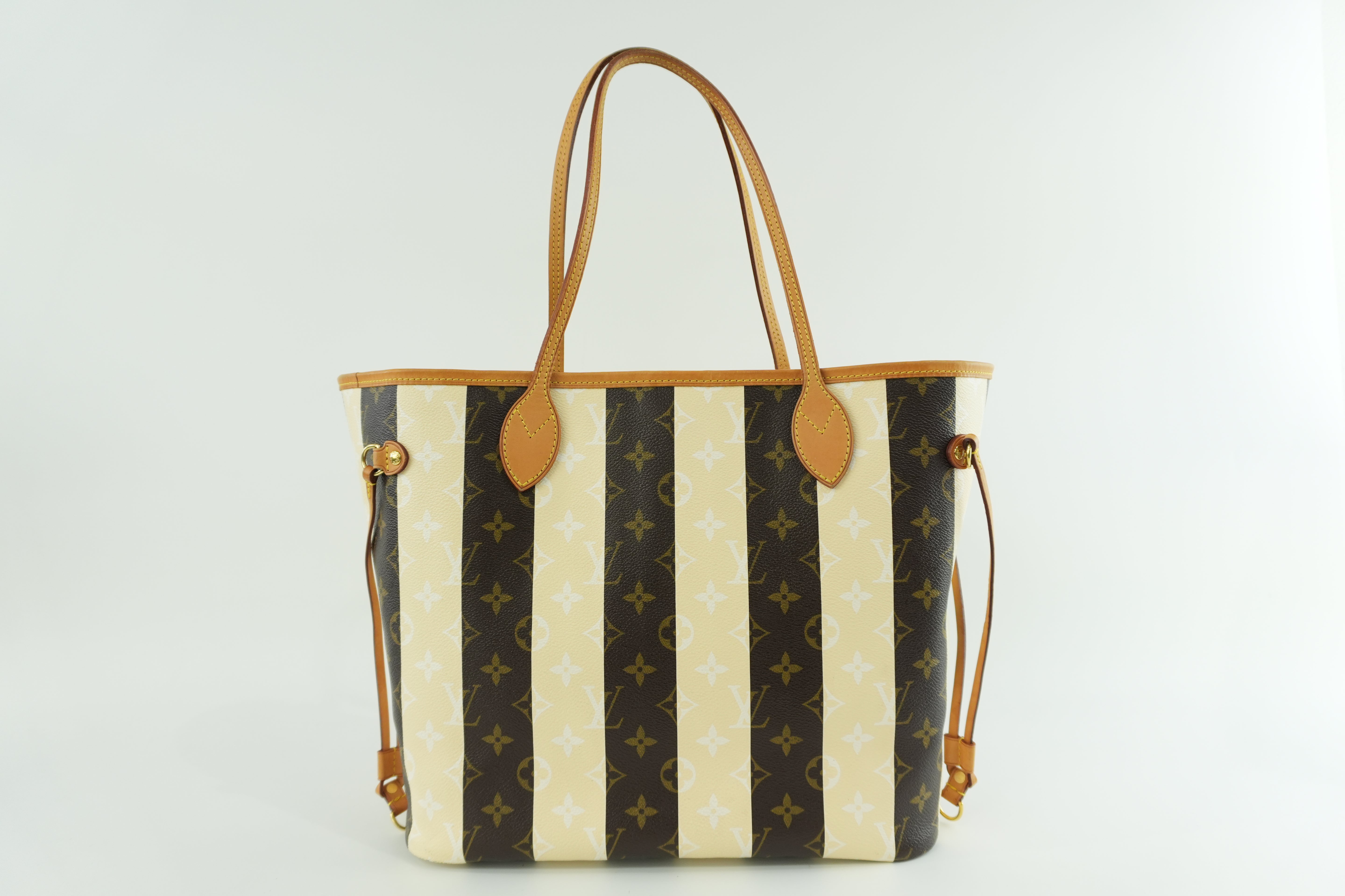 Louis Vuitton Monogram Neverfull MM Rayures Tote Bag Used