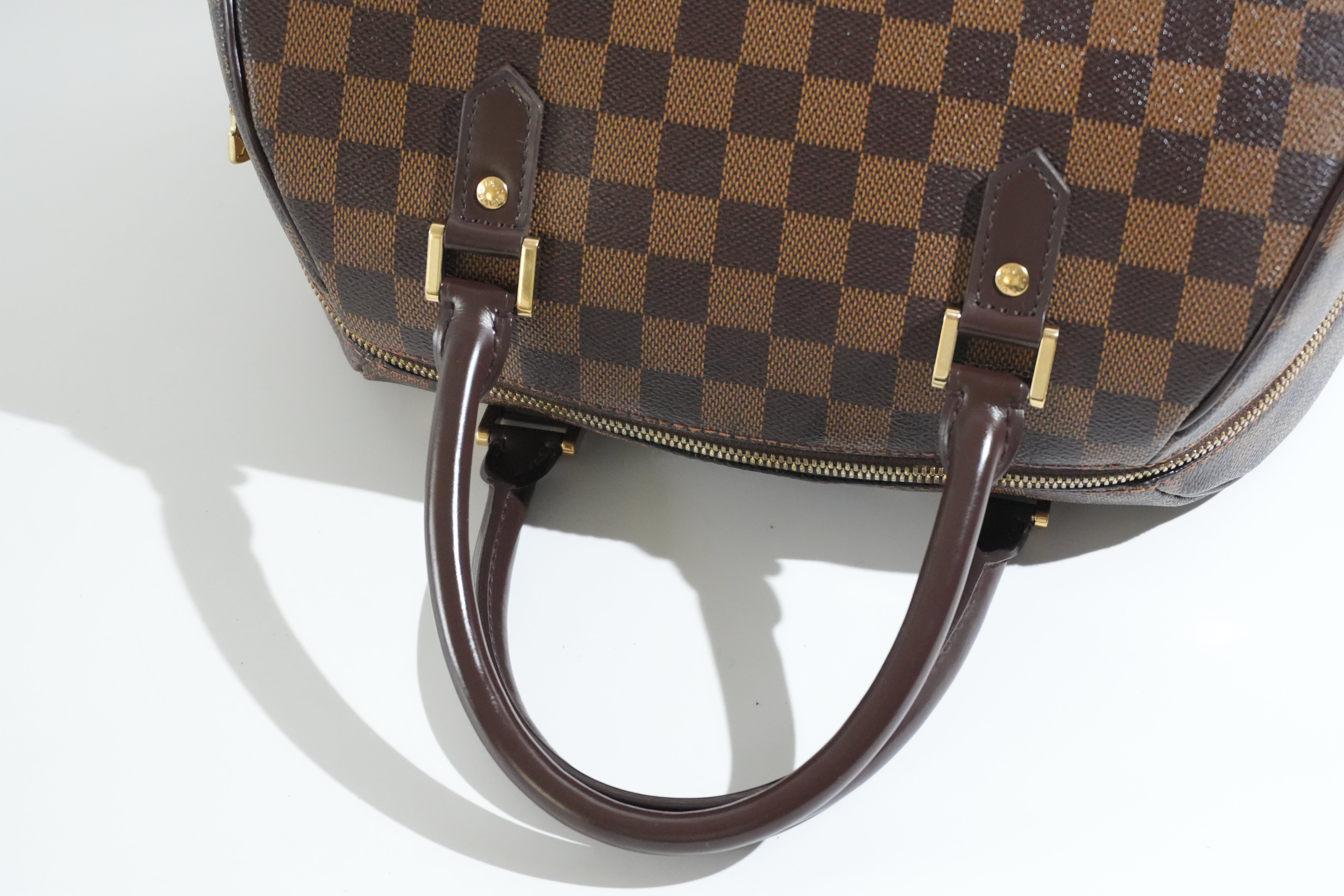 Pre-owned Louis Vuitton Damier Ebene Ribera MM Handbag