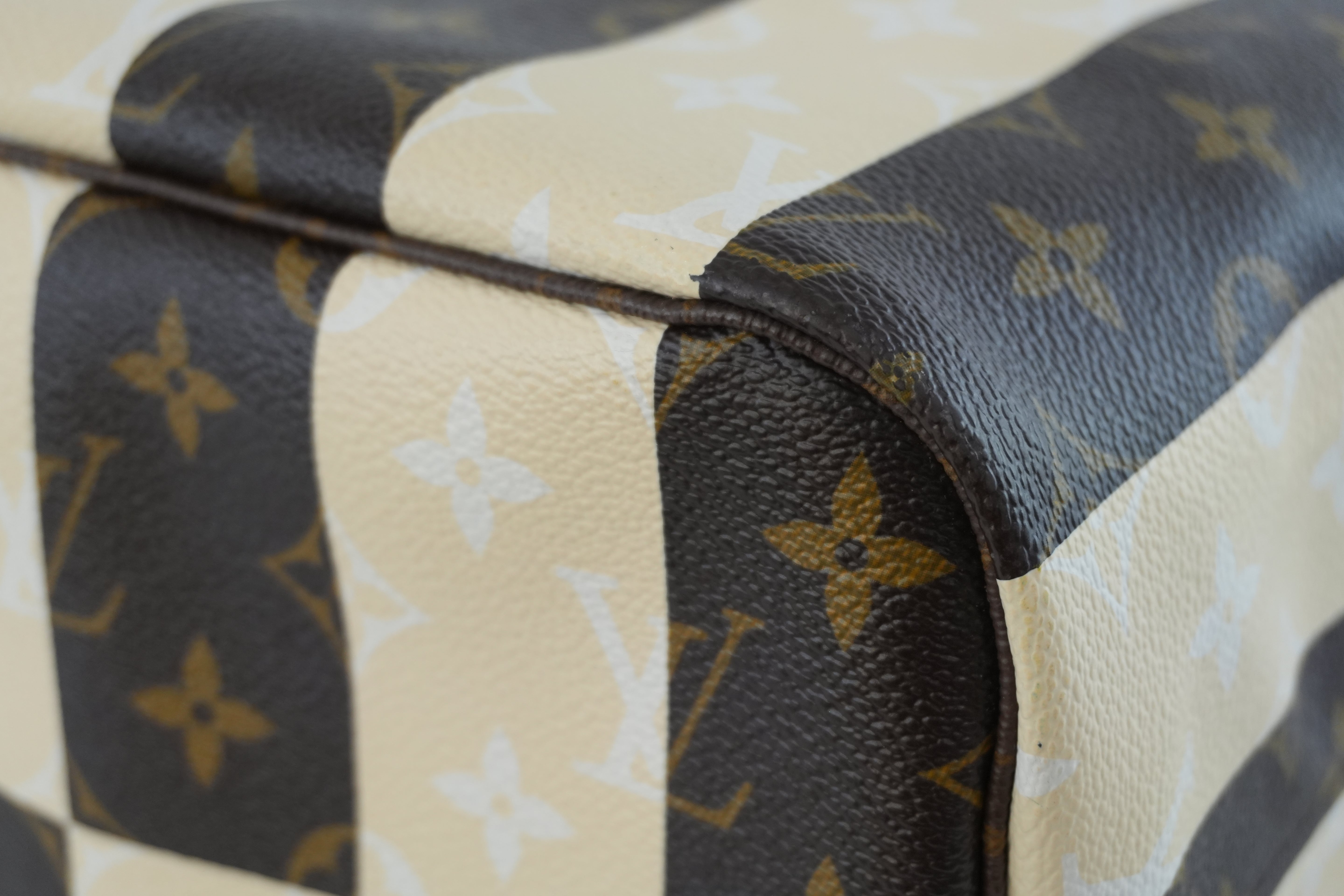 Louis Vuitton Monogram Neverfull MM Rayures Tote Bag Used