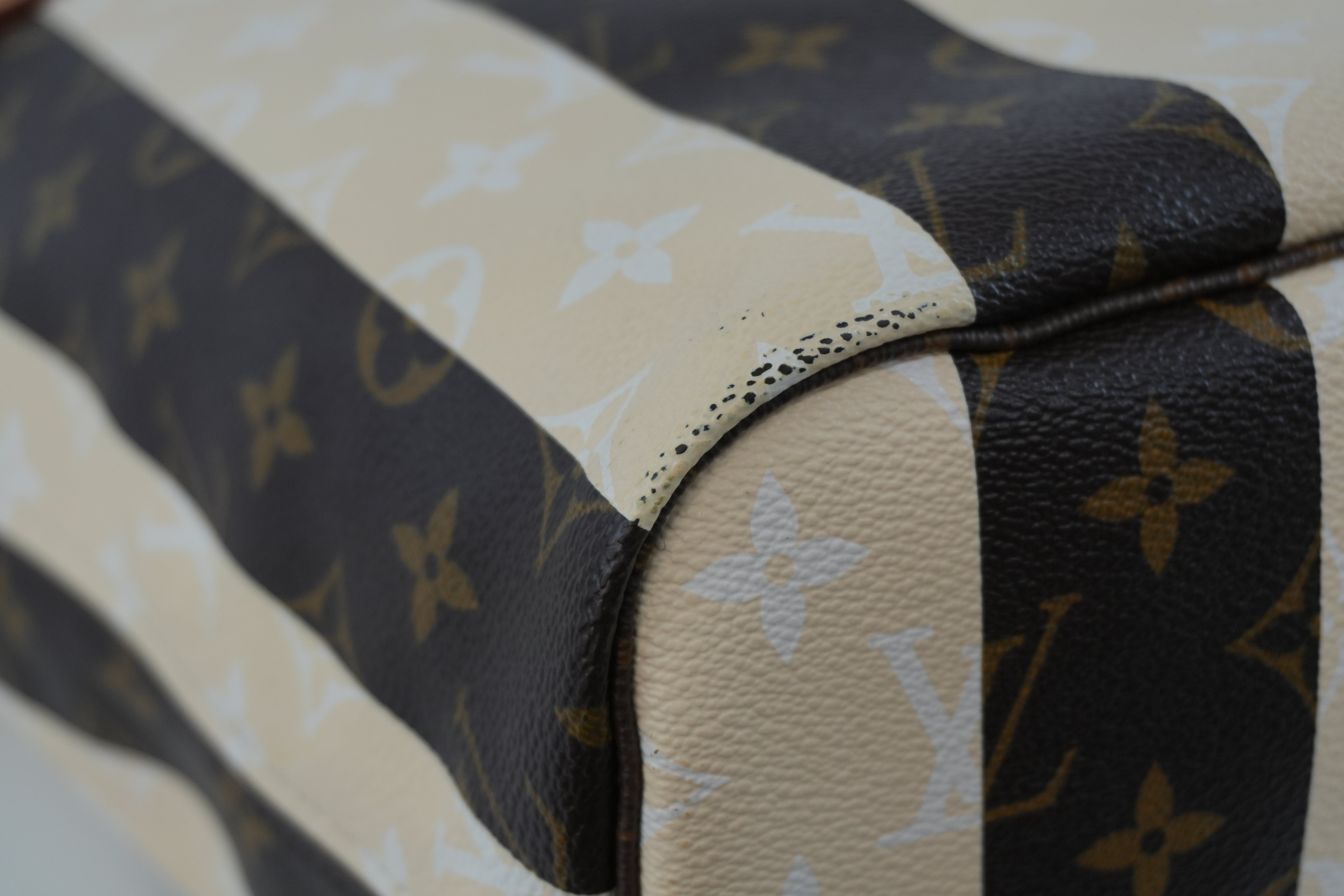 Louis Vuitton Monogram Neverfull MM Rayures Tote Bag Used
